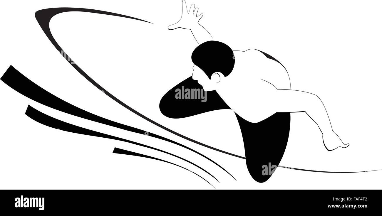 Silhouette of the surfer Stock Vector Image & Art - Alamy