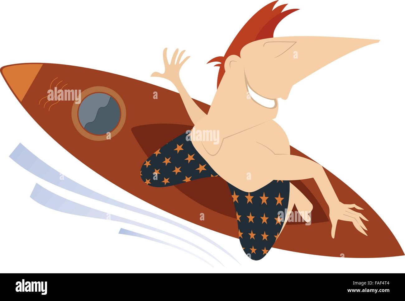 Surfing illustration Stock Vector Images - Alamy