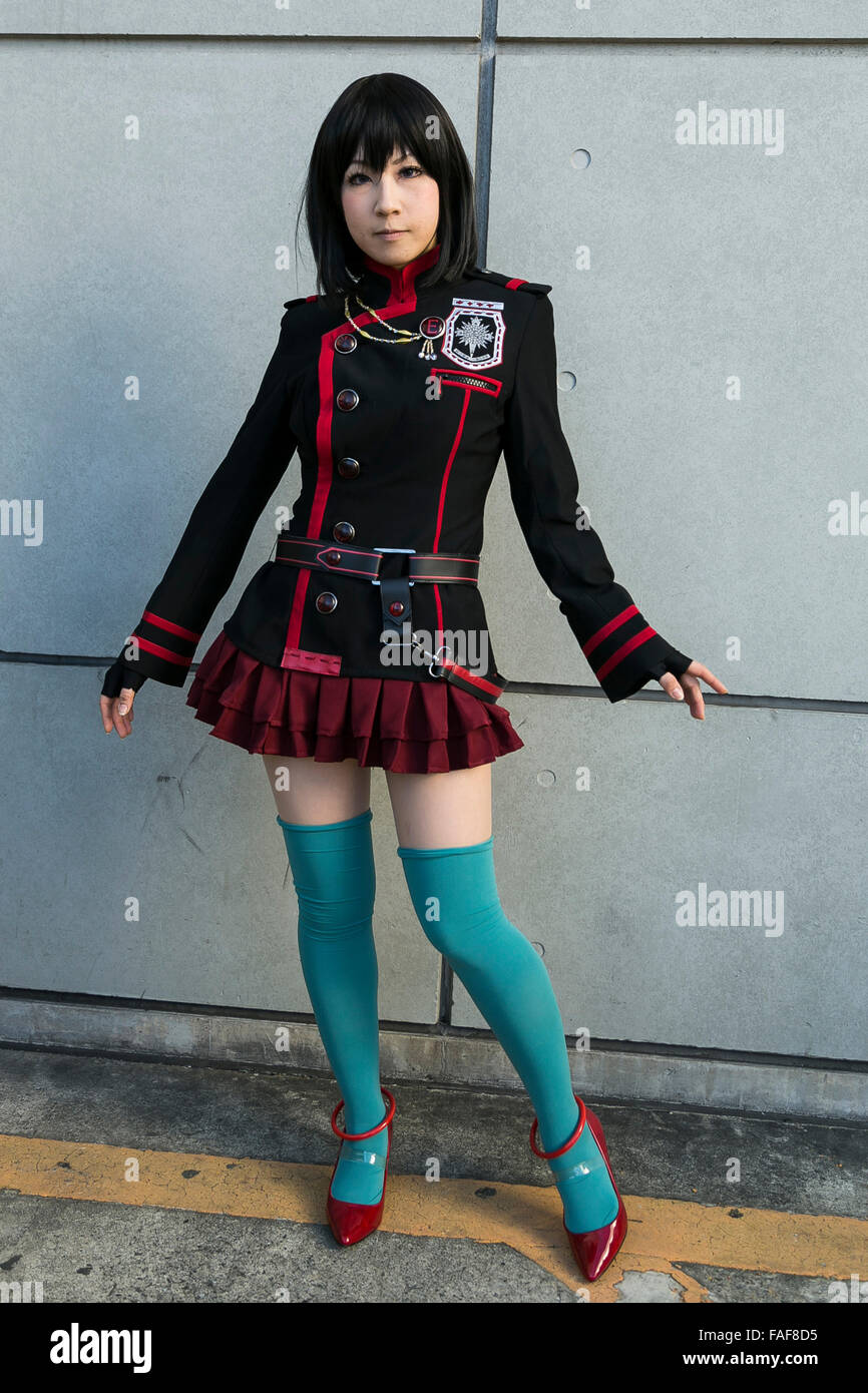 Tokyo, Japan. 29th Dec, 2015. A cosplayer poses for a picture during ...