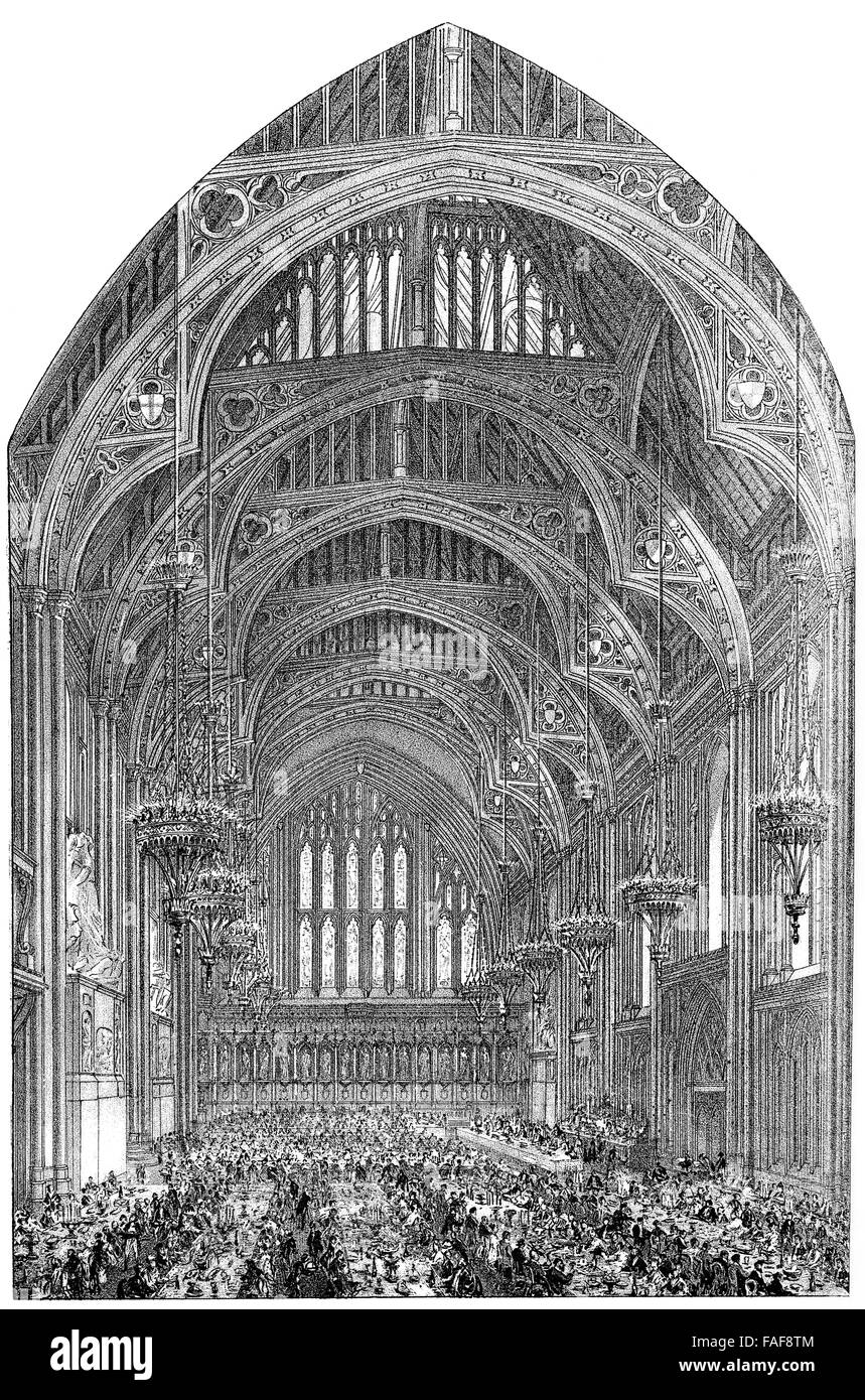 Guildhall, London, 17th century Stock Photo