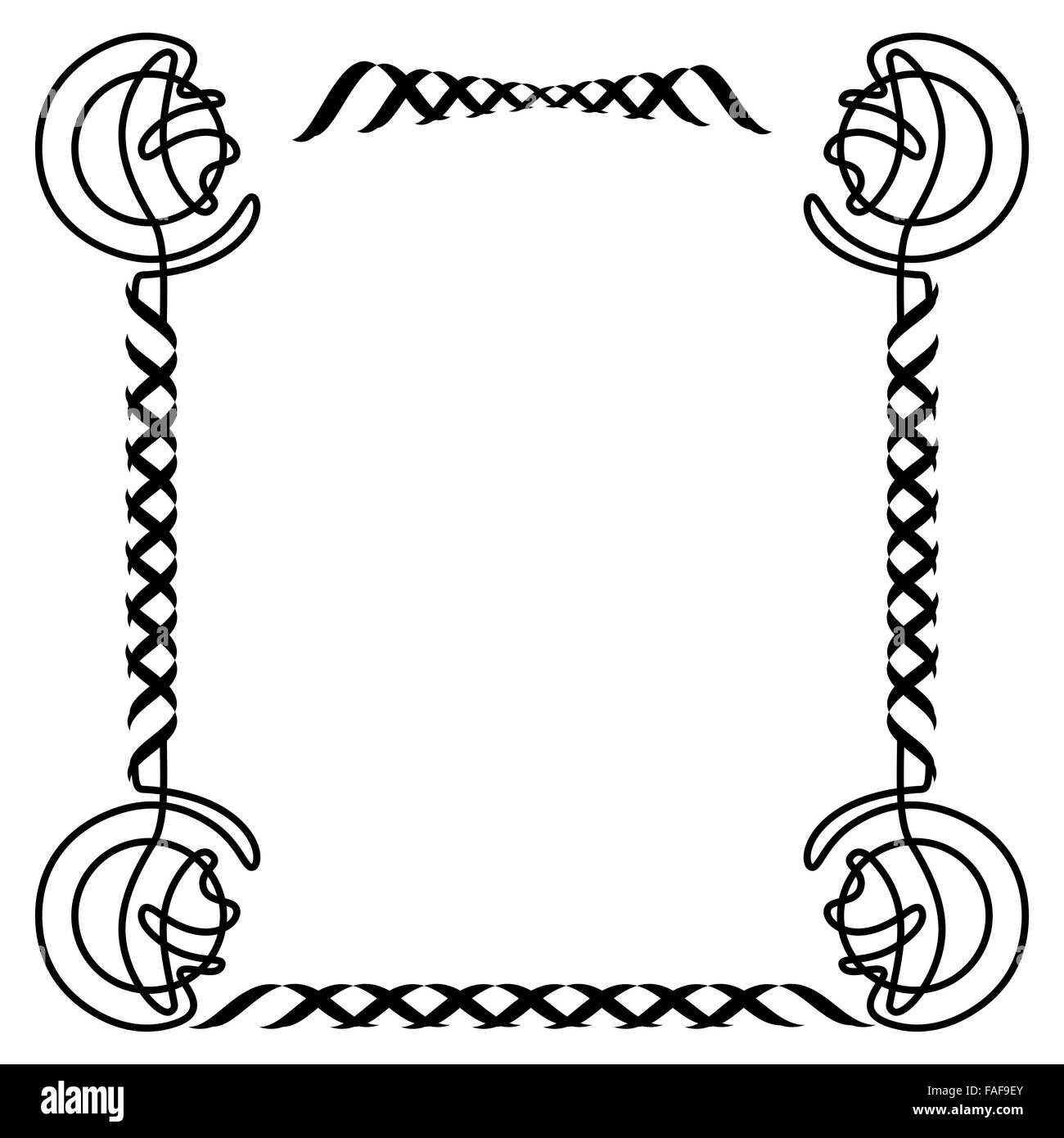 Square decorative frame Stock Vector Image & Art Alamy