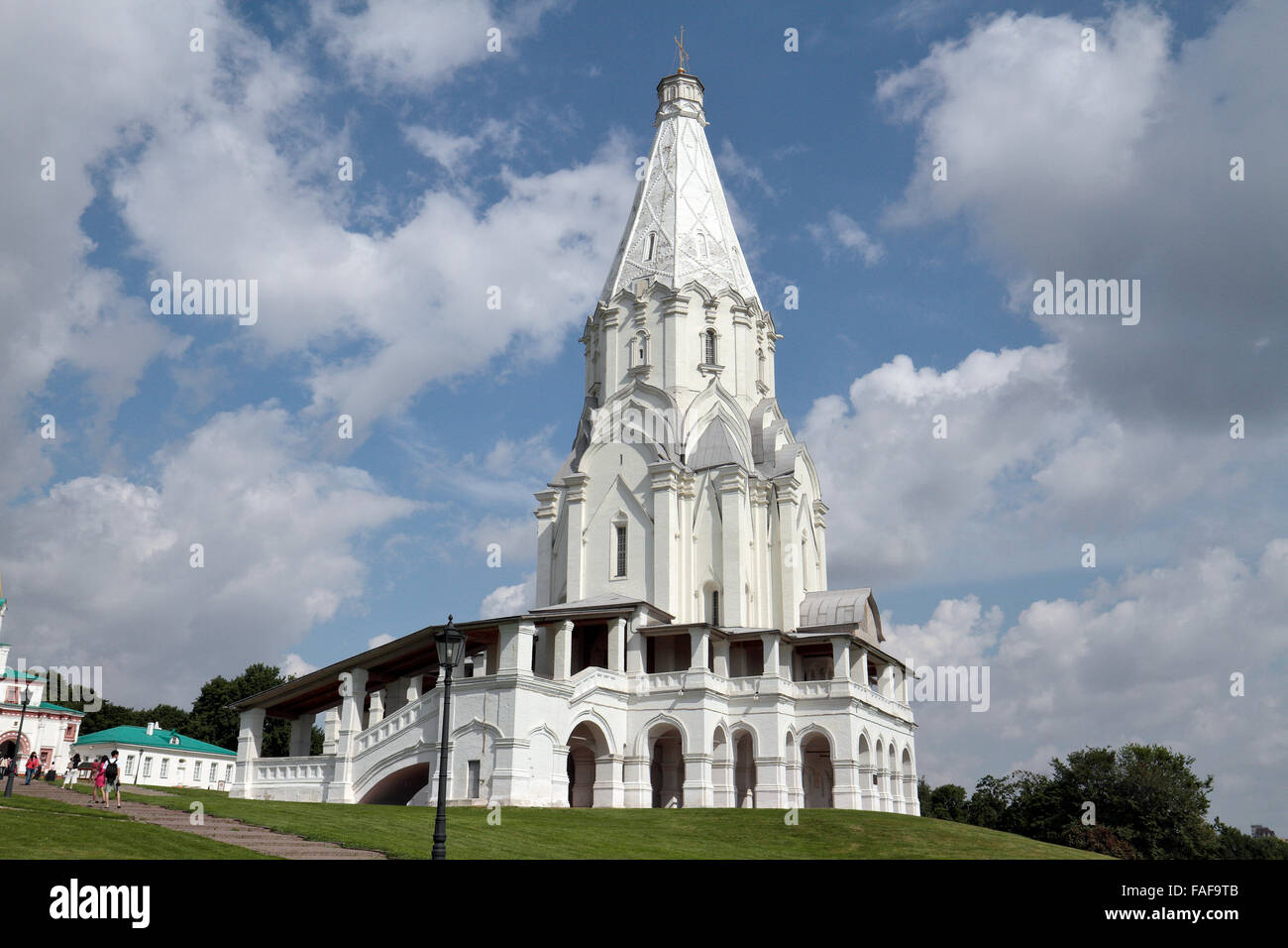The Church of the Ascension in Kolomenskoye (Kolomenskoye Historical and Architectural Museum and Reserve), Moscow, Russia. Stock Photo
