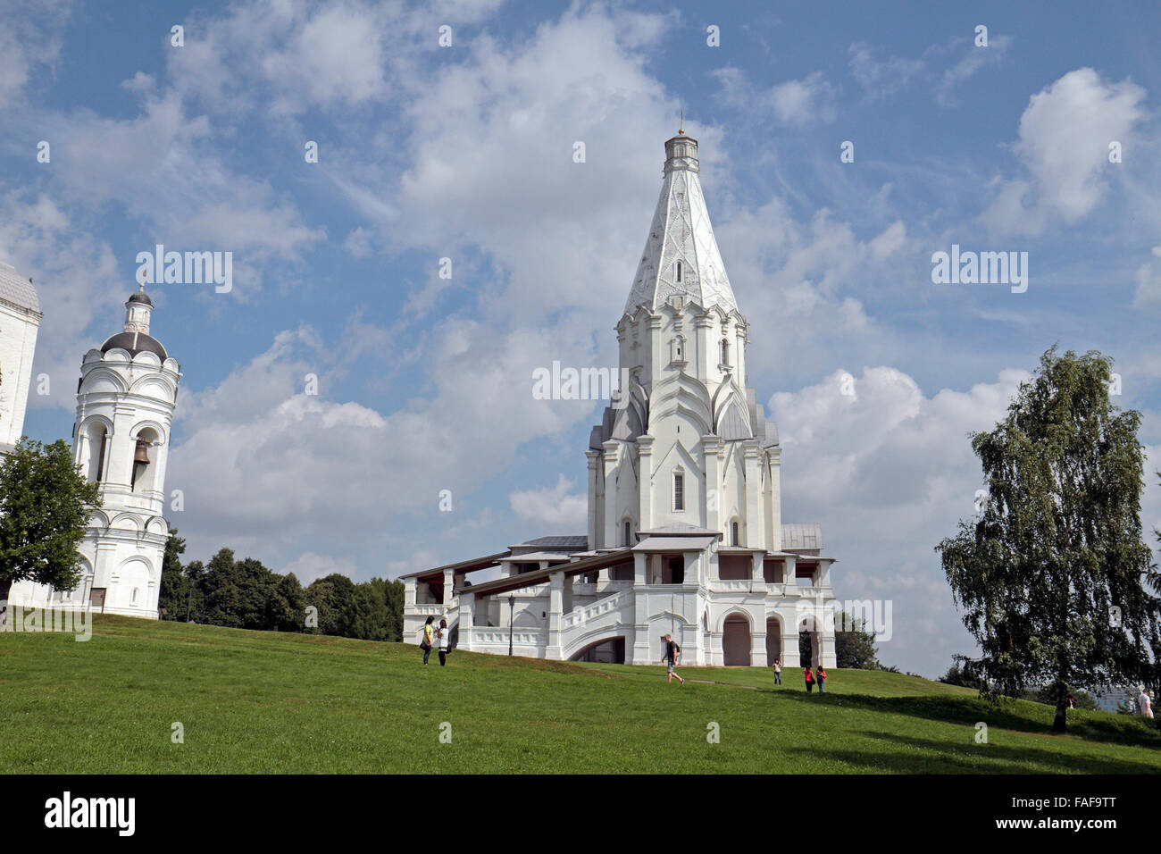 The Church of the Ascension in Kolomenskoye (Kolomenskoye Historical and Architectural Museum and Reserve), Moscow, Russia. Stock Photo