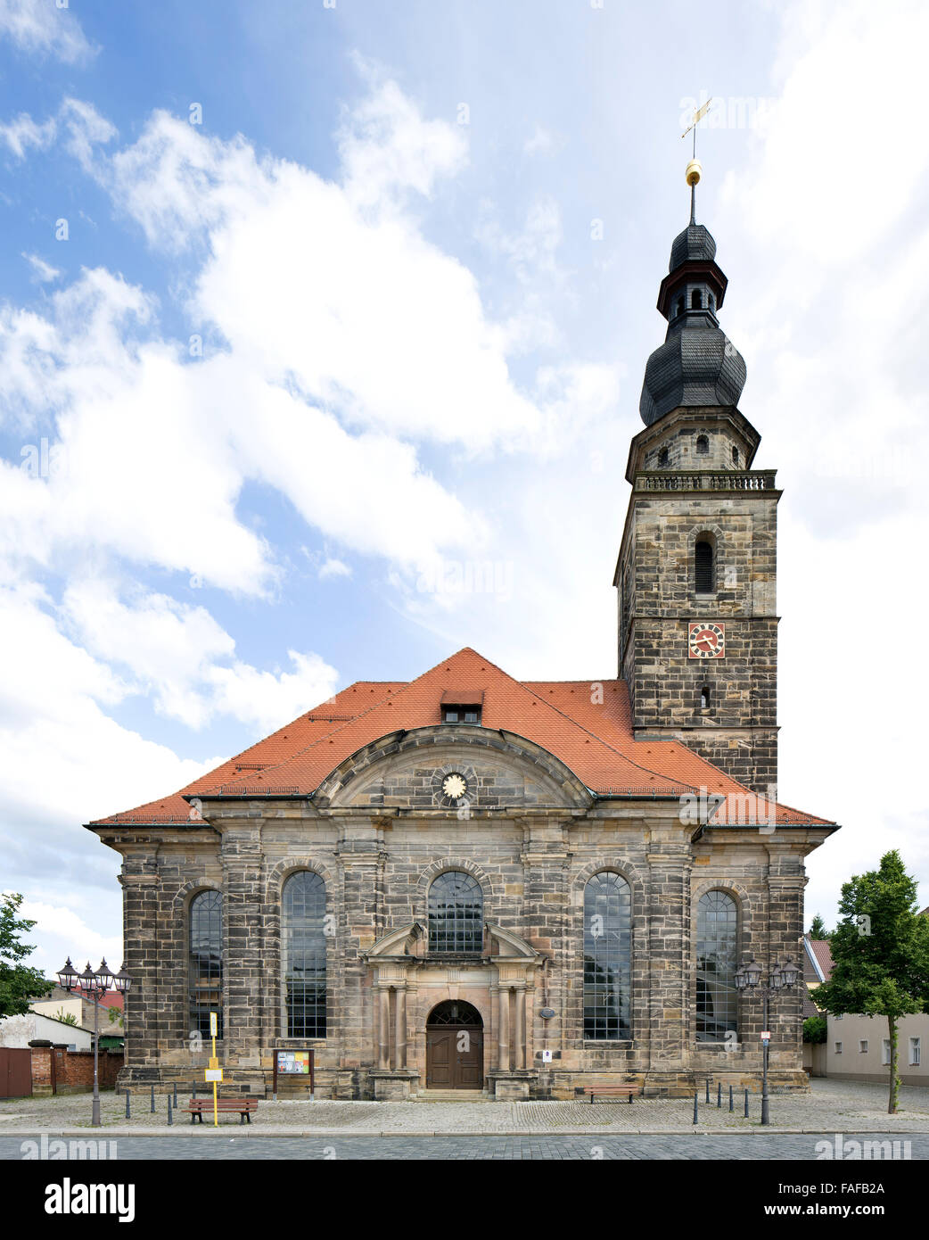 Evangelical Lutheran Church of St. Sophia, Bayreuth, Upper Franconia, Bavaria, Germany Stock Photo