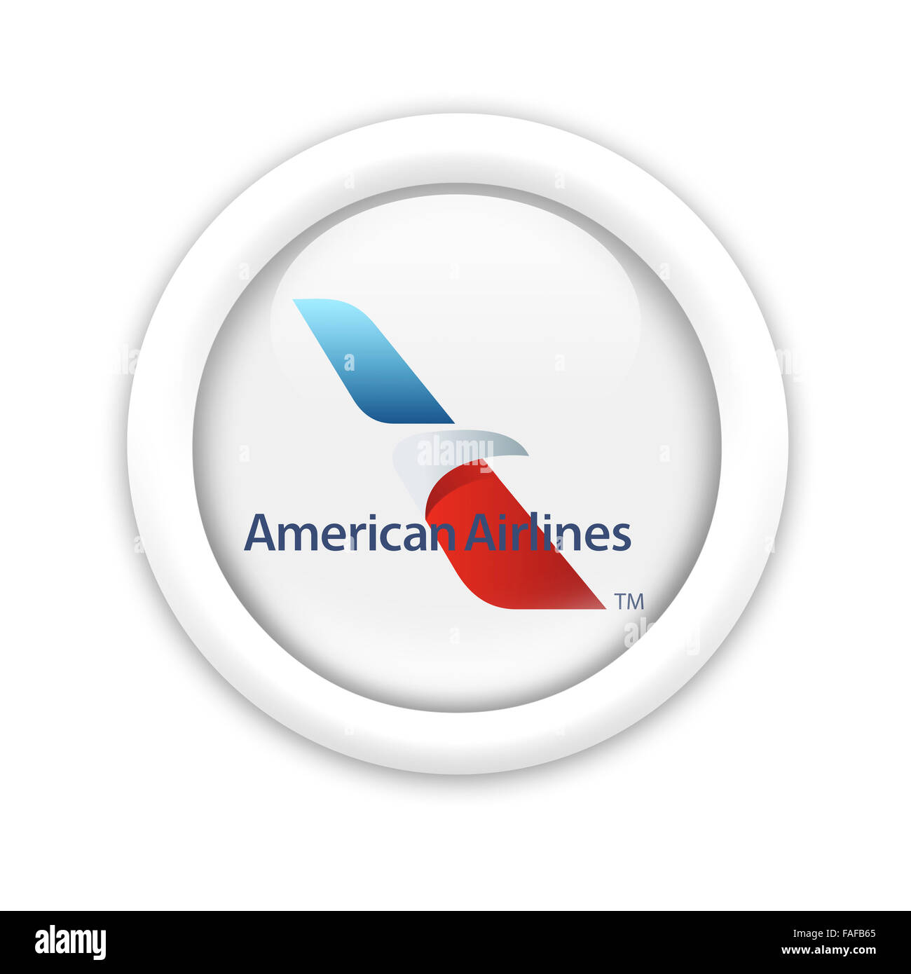 American Airlines logo logotype Stock Photo - Alamy