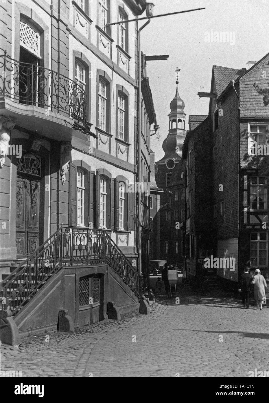 Monschau germany church Black and White Stock Photos & Images - Alamy