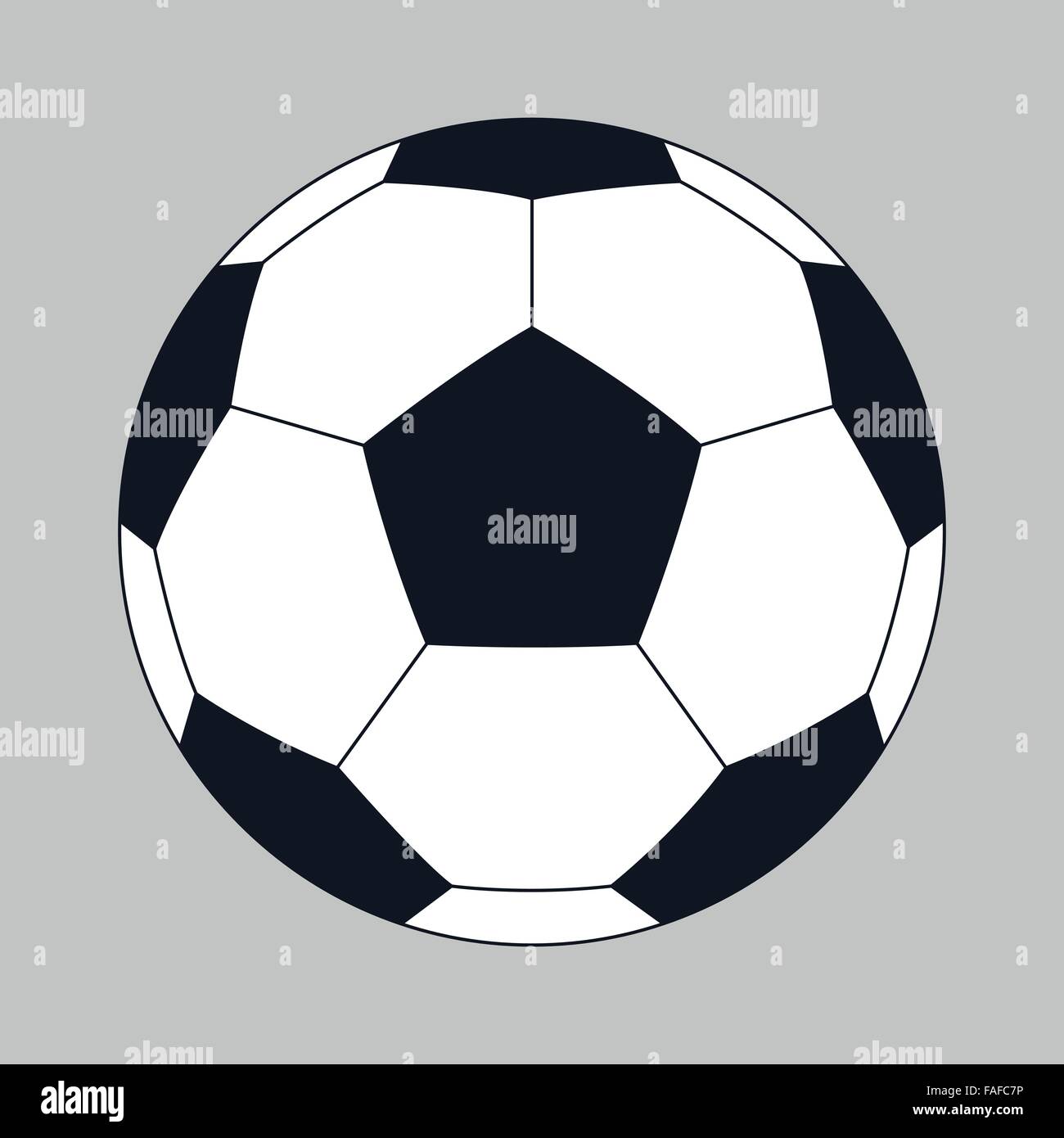 Vector illustration of a soccer ball Stock Vector Image & Art - Alamy