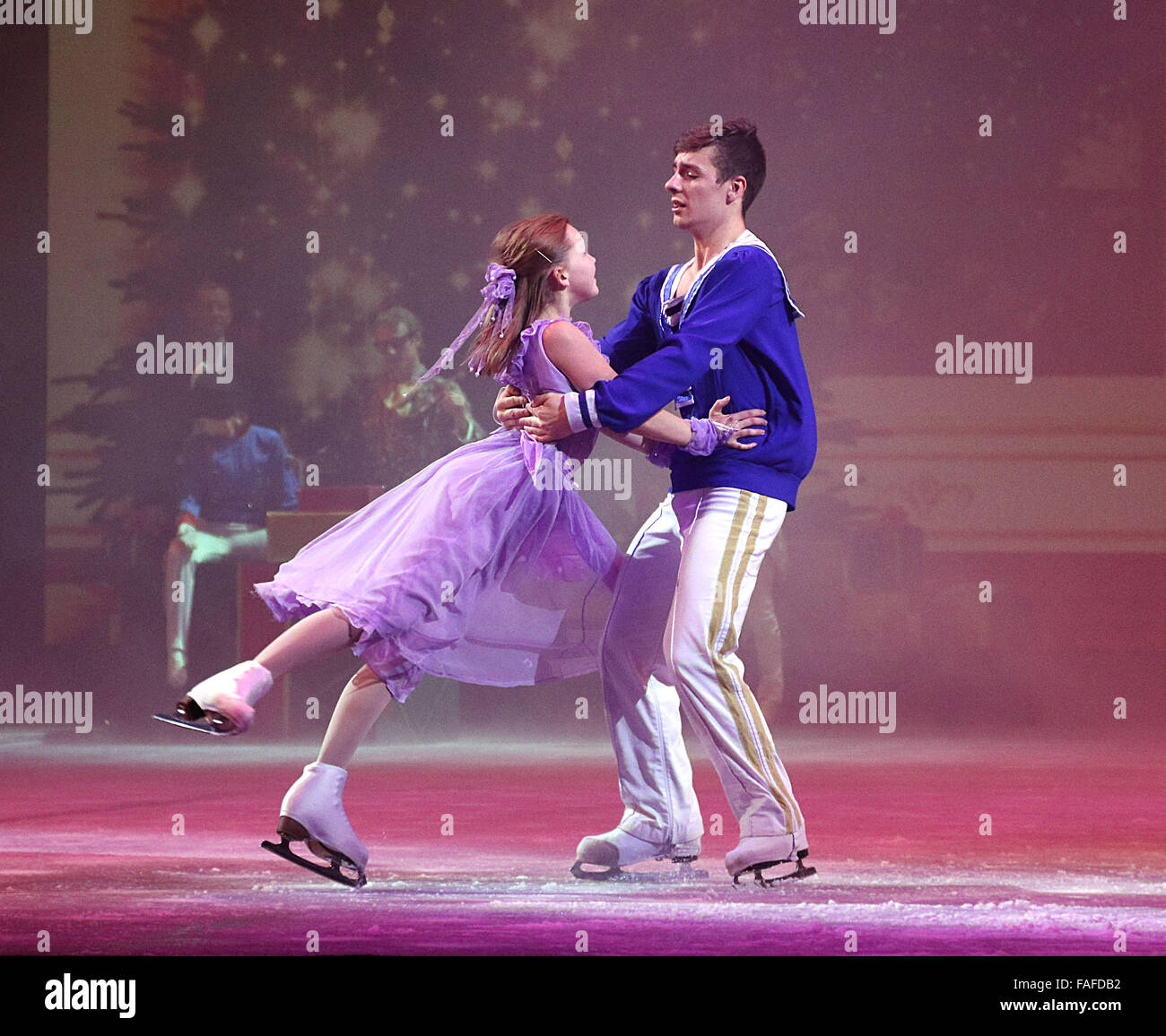 London, UK. 28th Dec, 2015. Dress Rehearsal of the 'Imperial Ice Stars