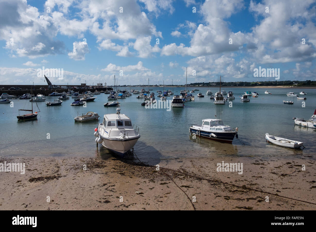 Gorey Harbour in Jersey, Channel Islands Stock Photo Alamy