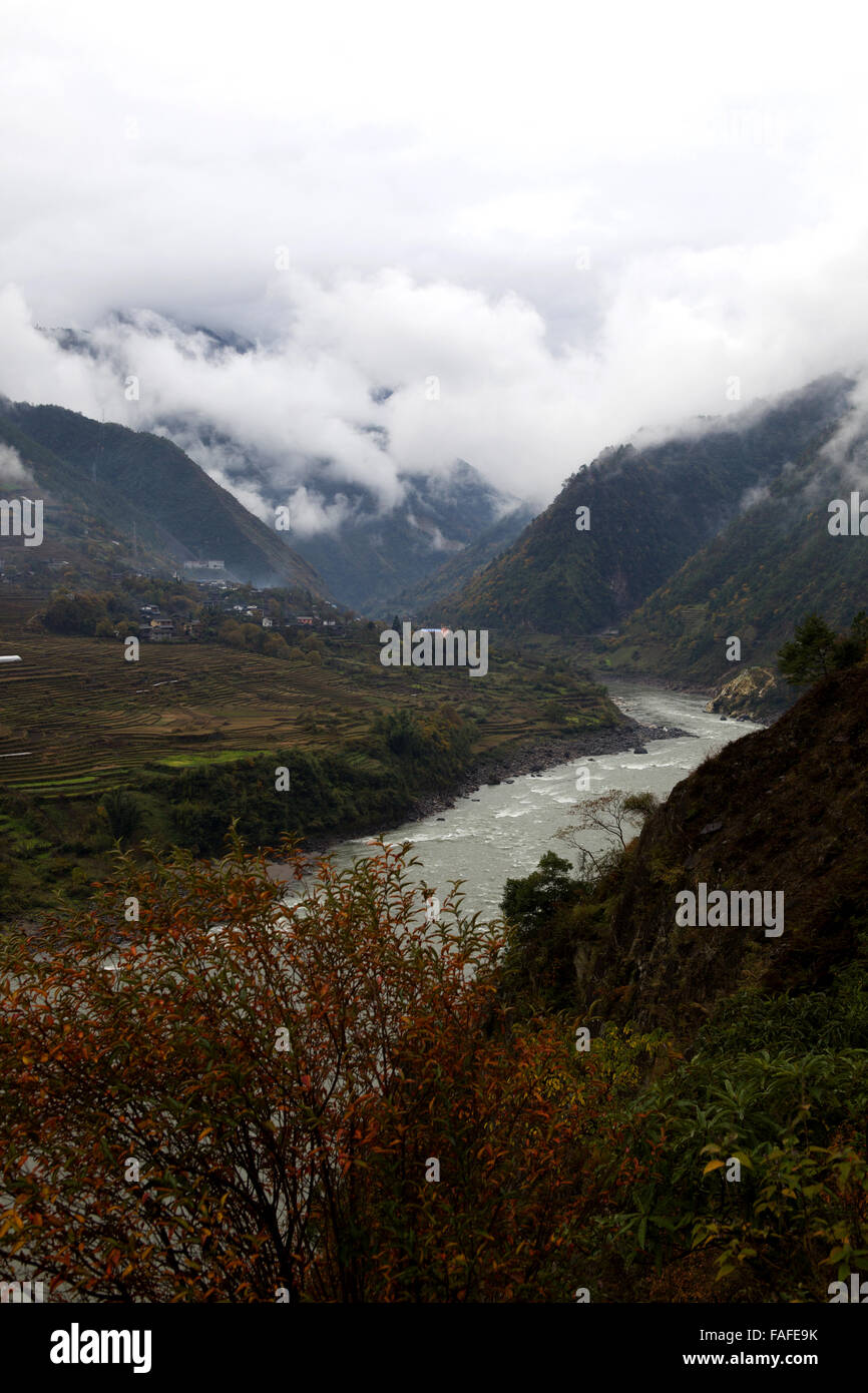 Yunnan Province Lisu Nu Jiang Stock Photo