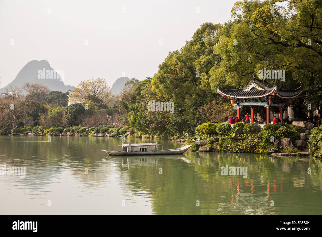 Ronghu Lake, Guilin - China Stock Photo