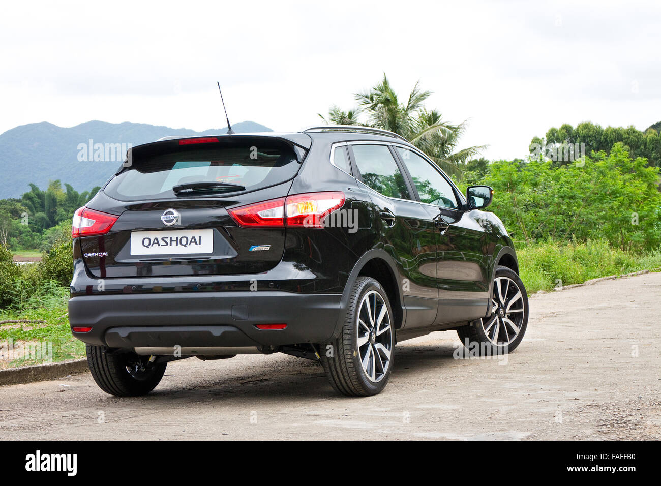 Nissan Qashqai Test >> Hong Kong China June 5 2014 Nissan Qashqai Test Drive On Nissan Qashqai Test >> Hong Kong China June 5 2014 Nissan Qashqai Test Drive On