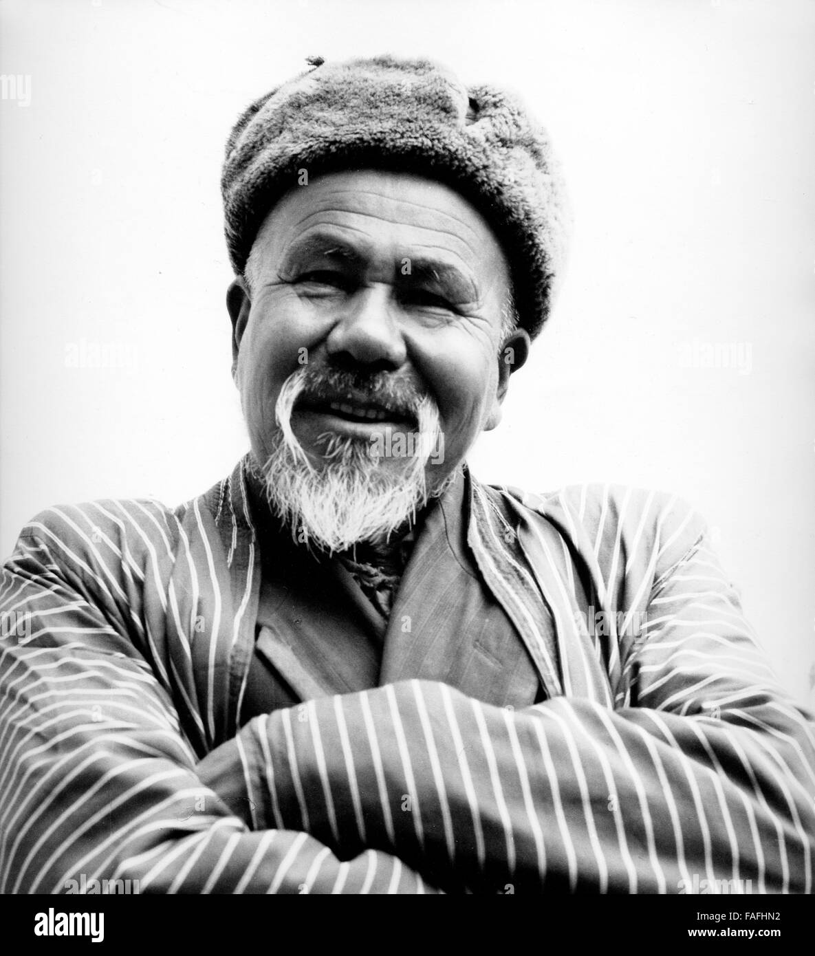 Ein Mann in Buchara in Usbekistan, Sowjetunion, 1970er Jahre. A man of Bukhara, Uzbekistan, Soviet Union, 1970s. Stock Photo