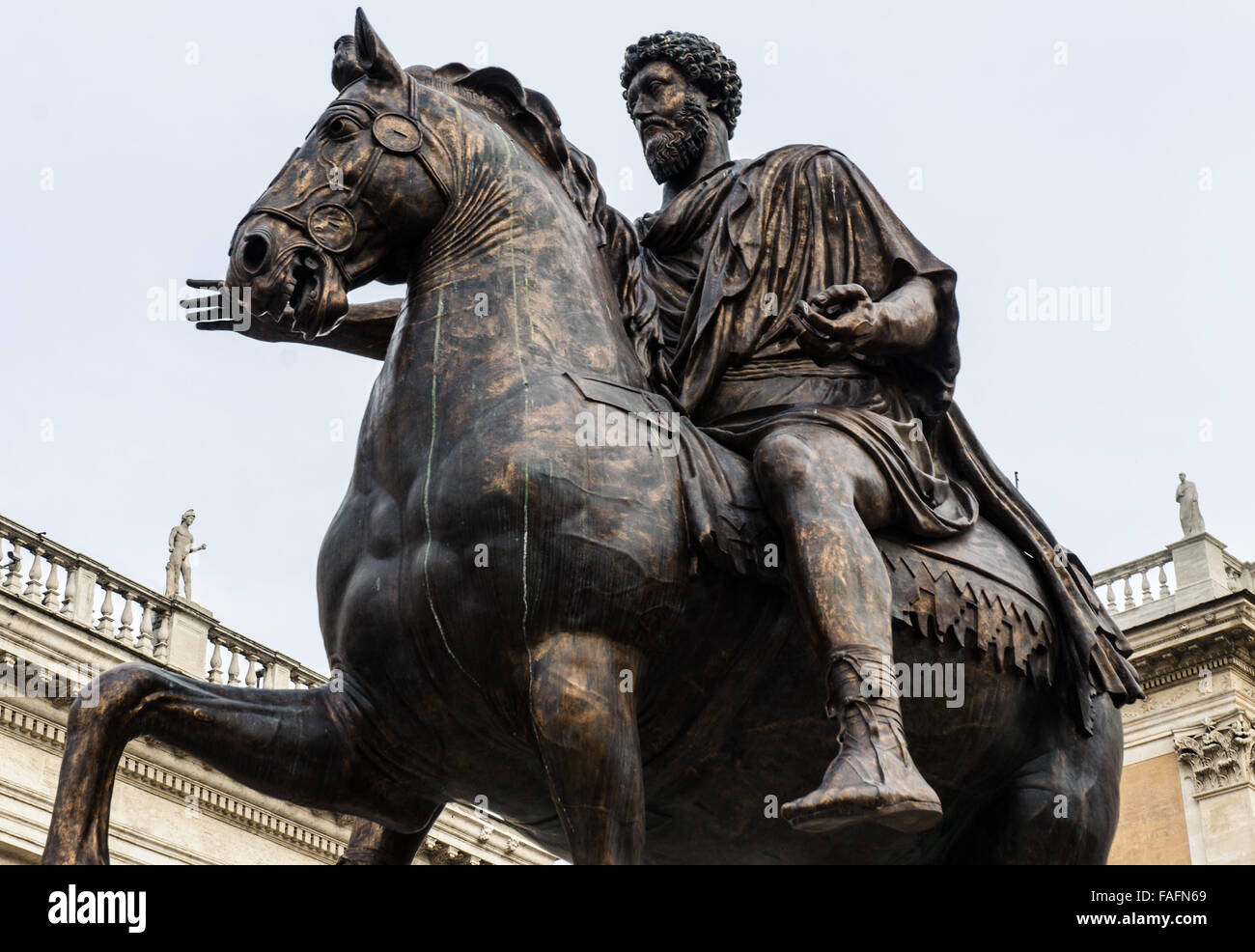 The Equestrian Statue of Marcus Aurelius is an ancient Roman statue in