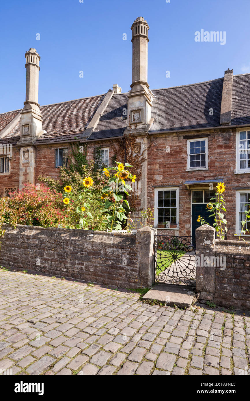 Grade 1 listed buildings in Vicars Close in the cathedral city of Wells