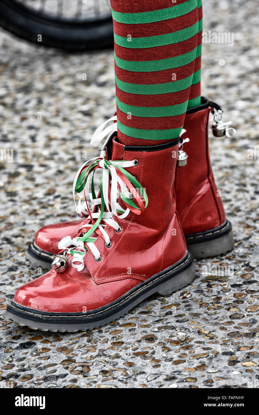 Red dr martens hi-res stock photography and images - Alamy
