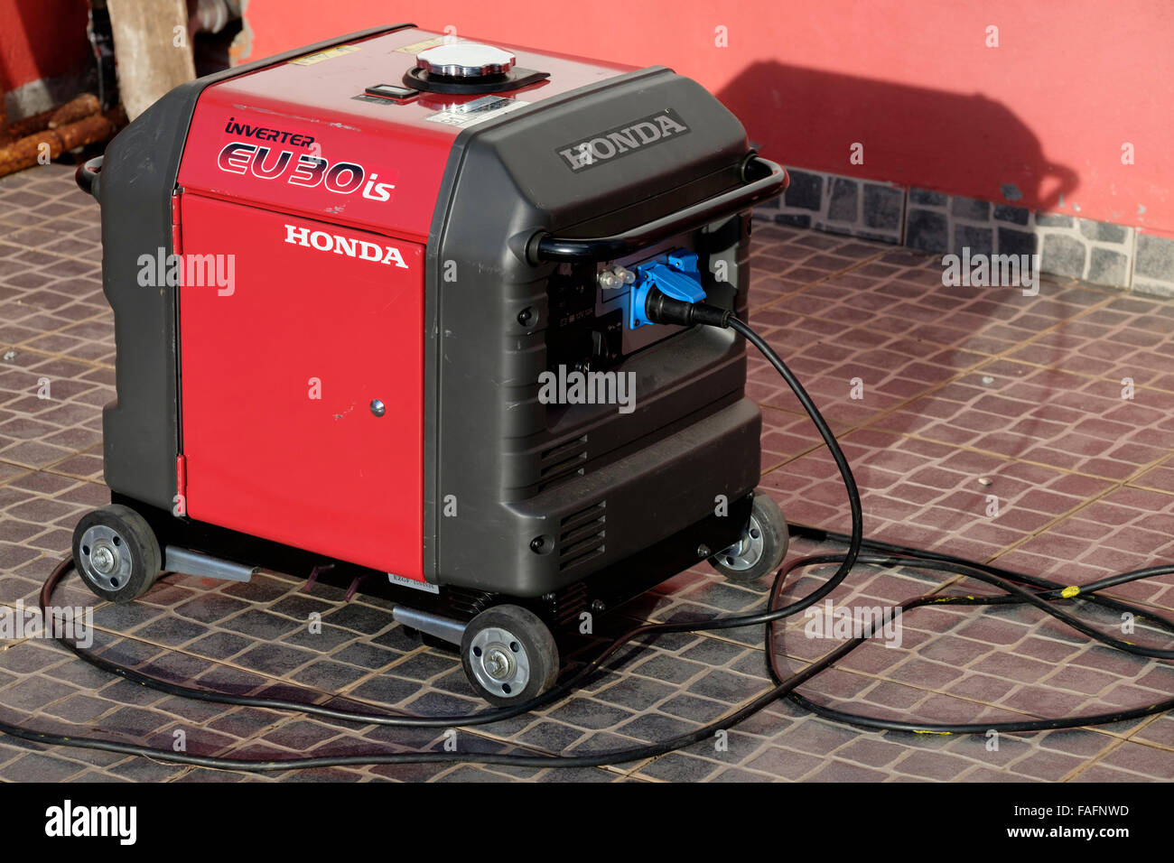 Honda EU 30is portable power generator with inverter technology Stock Photo  - Alamy