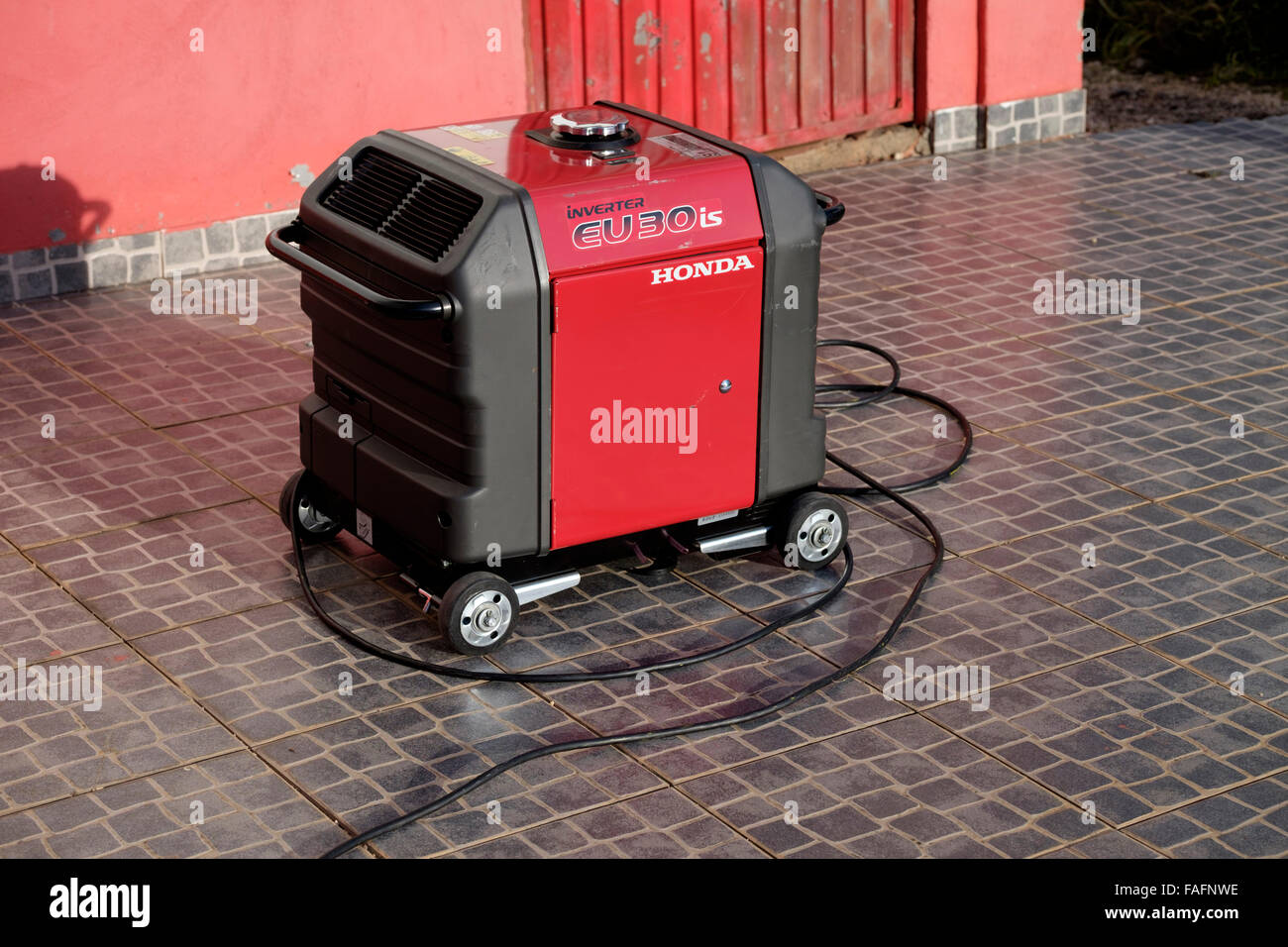Honda EU 30is portable power generator with inverter technology Stock Photo  - Alamy