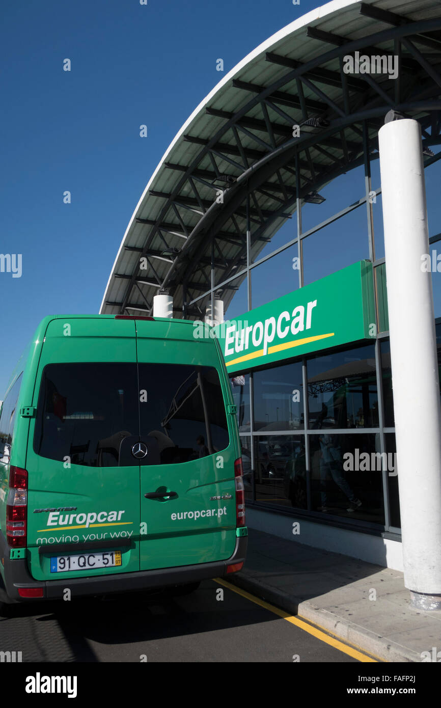Europcar car rental service Stock Photo