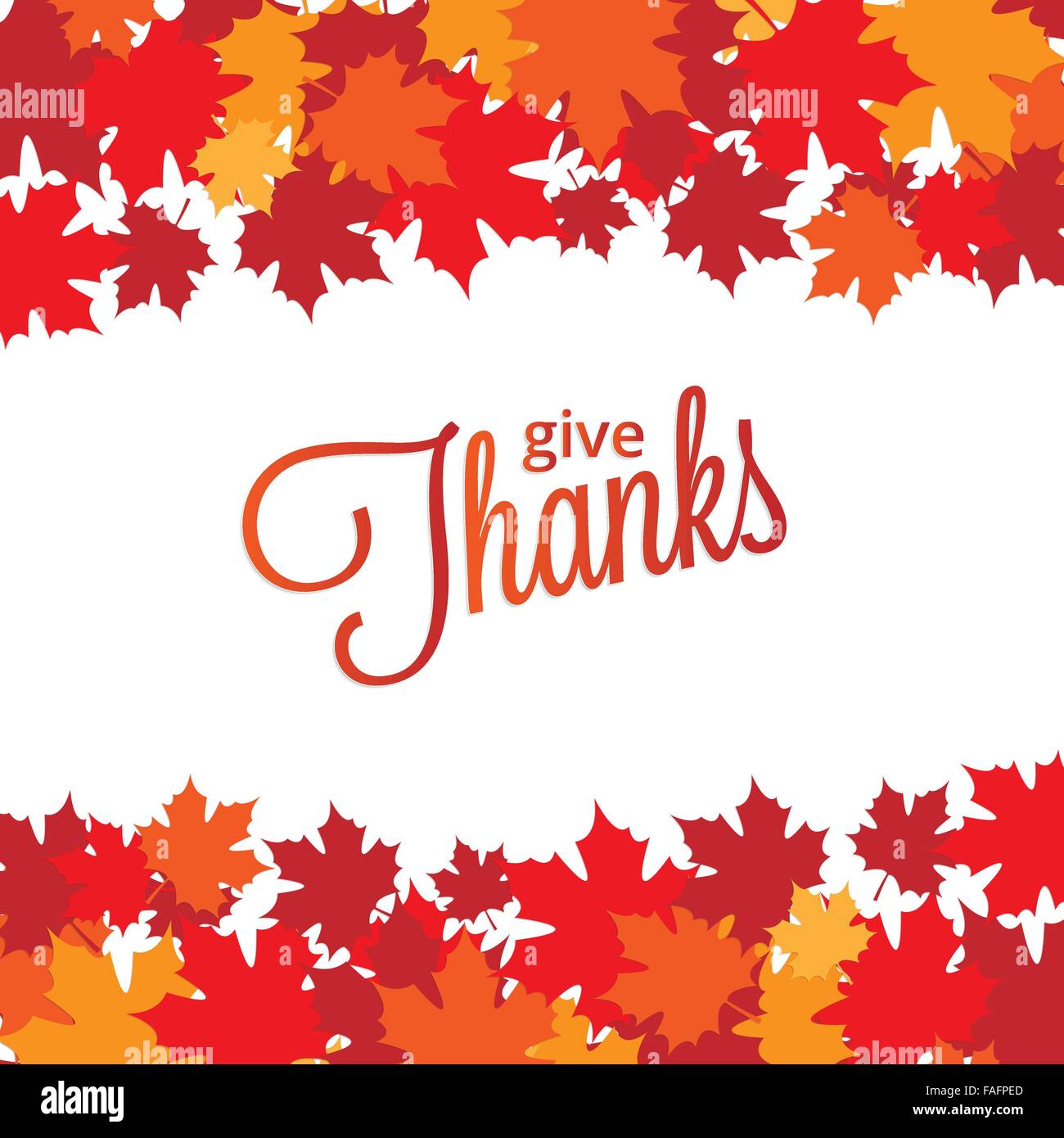 Happy Thanksgiving Day background with maple leaves for your design ...