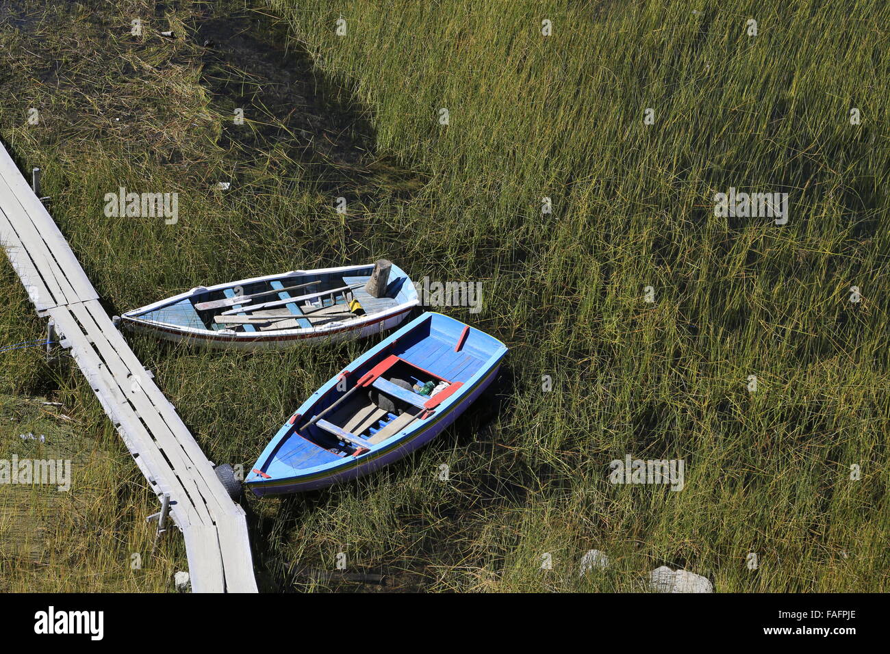 South America Bolivia Lake Titicaca Stock Photo