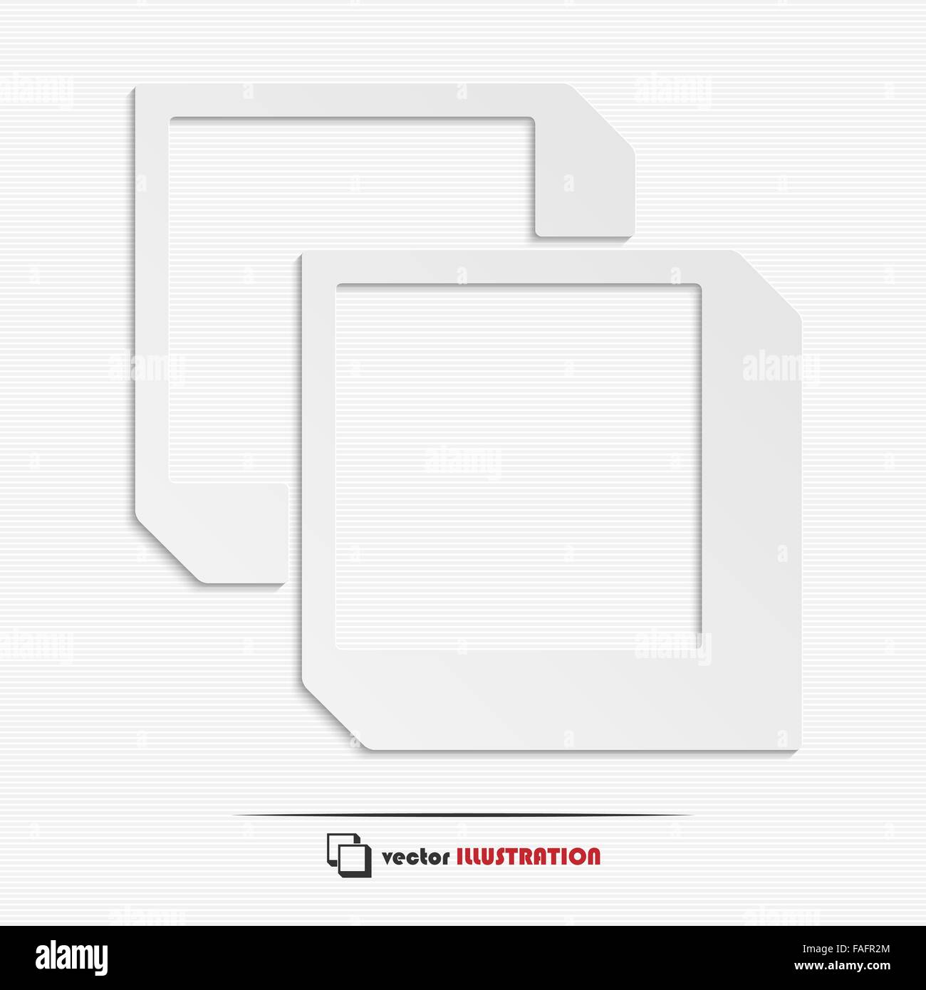 Abstract 3D web icon for your design Stock Vector