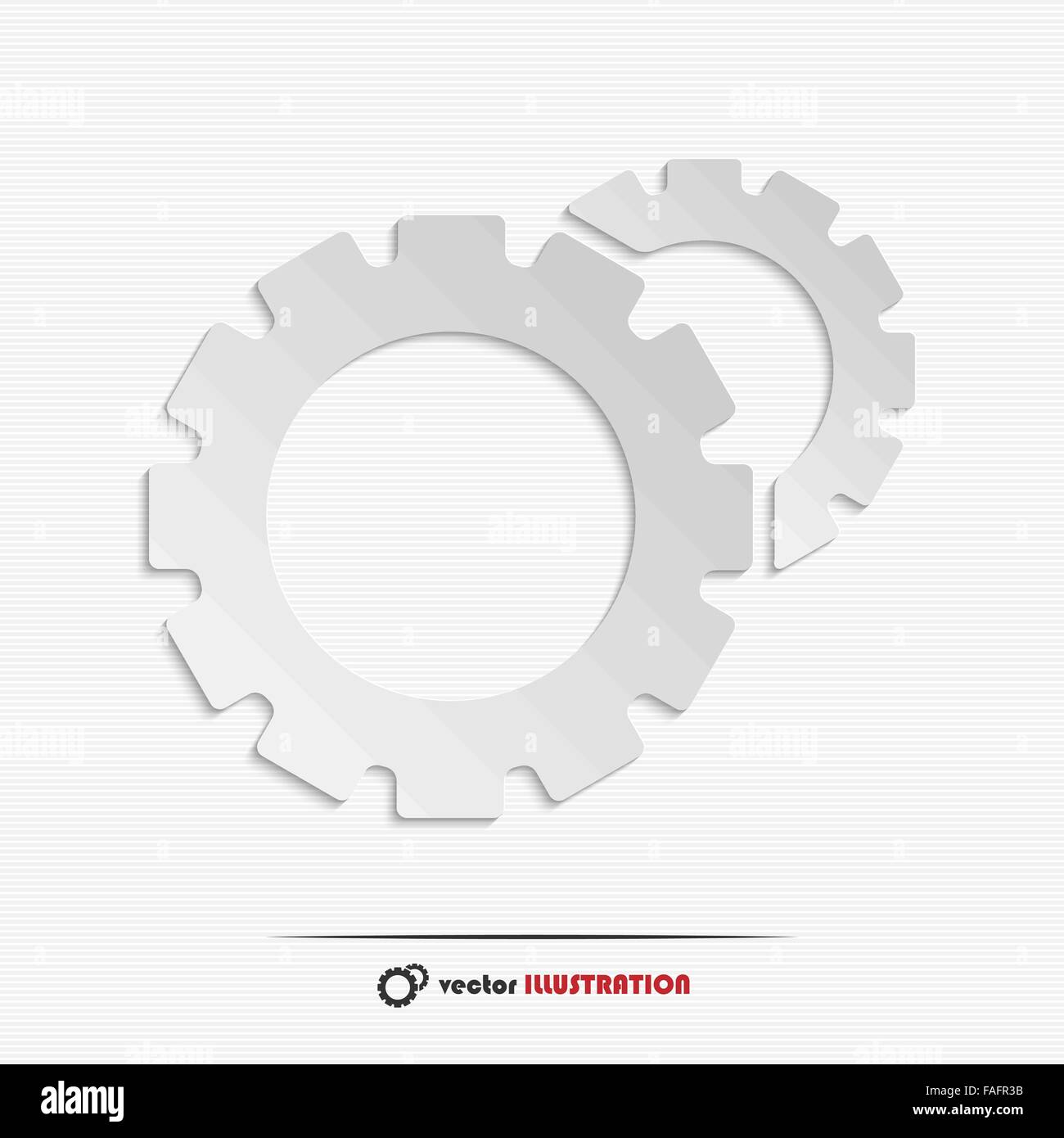 Abstract cogwheel web icon for your design Stock Vector