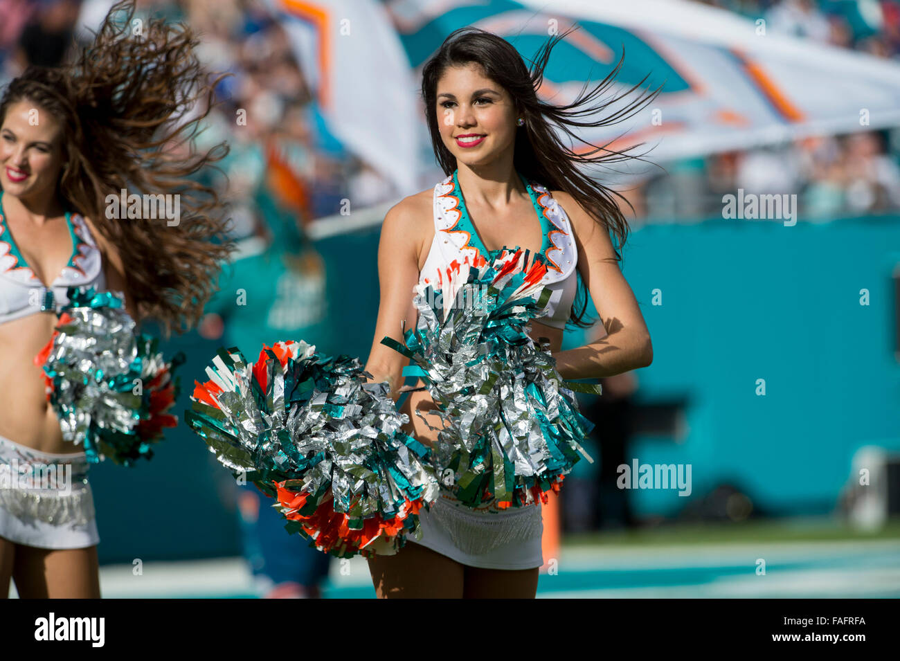 Dolphins cheerleaders hi-res stock photography and images - Alamy