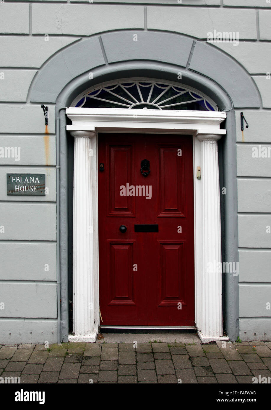 Carlingford eblana house doorway fanlight architecture irish