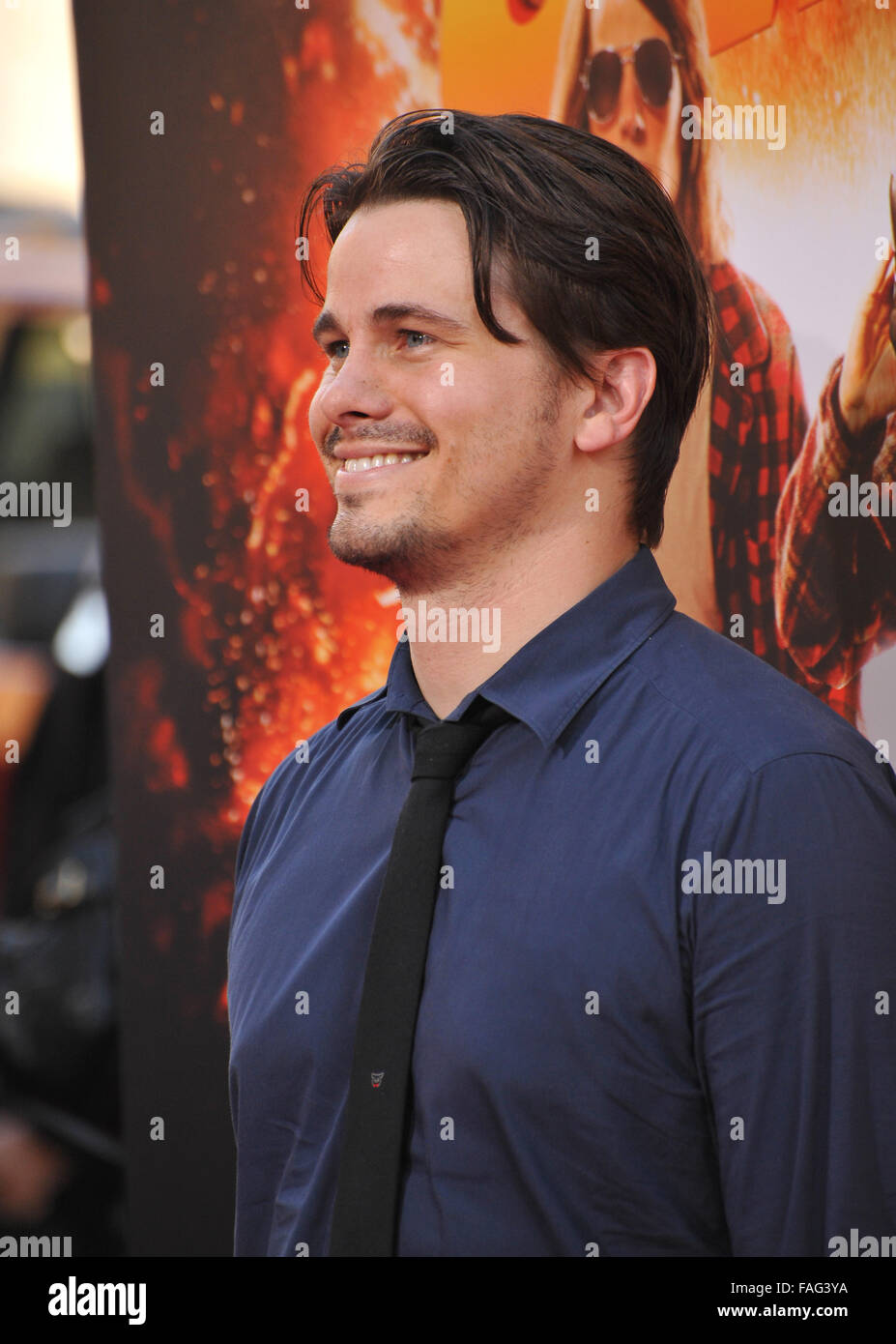 LOS ANGELES, CA - AUGUST 18, 2015: Jason Ritter at the world premiere ...