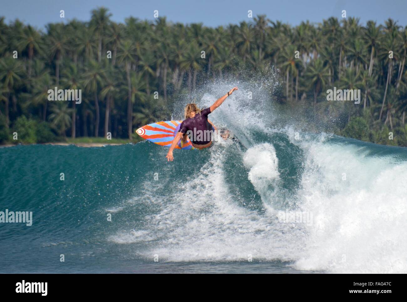 Surf Nias Stock Photo