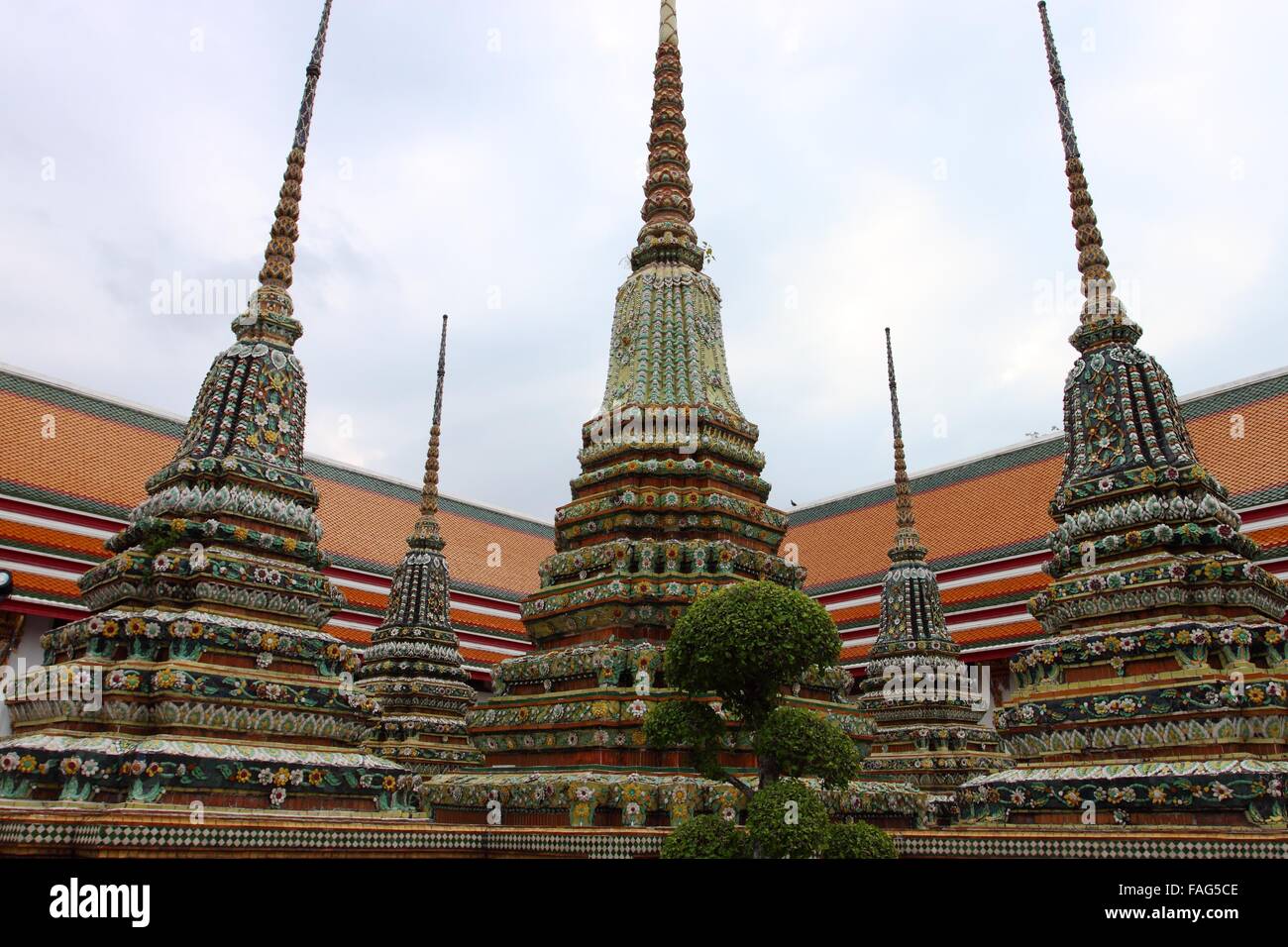 Temple Wat Pho in Bangkok - Thailand Stock Photo - Alamy