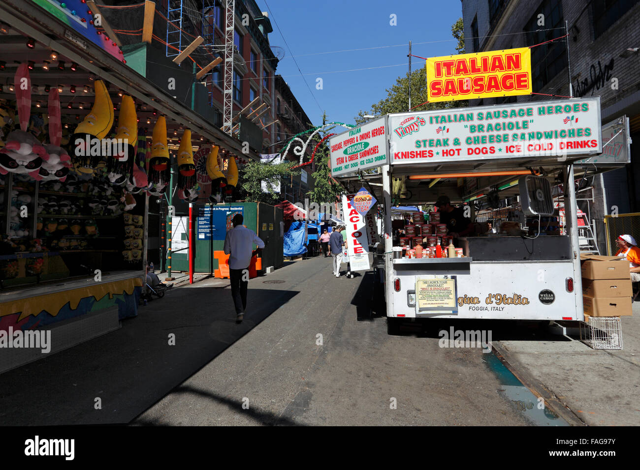 San gennaro Italian festival Mulberry St. Little Italy Manhattan New