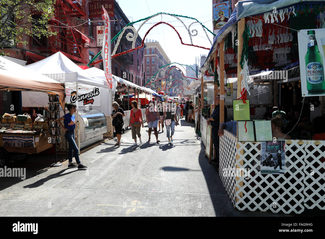 San gennaro Italian festival Mulberry St. Little Italy Manhattan New
