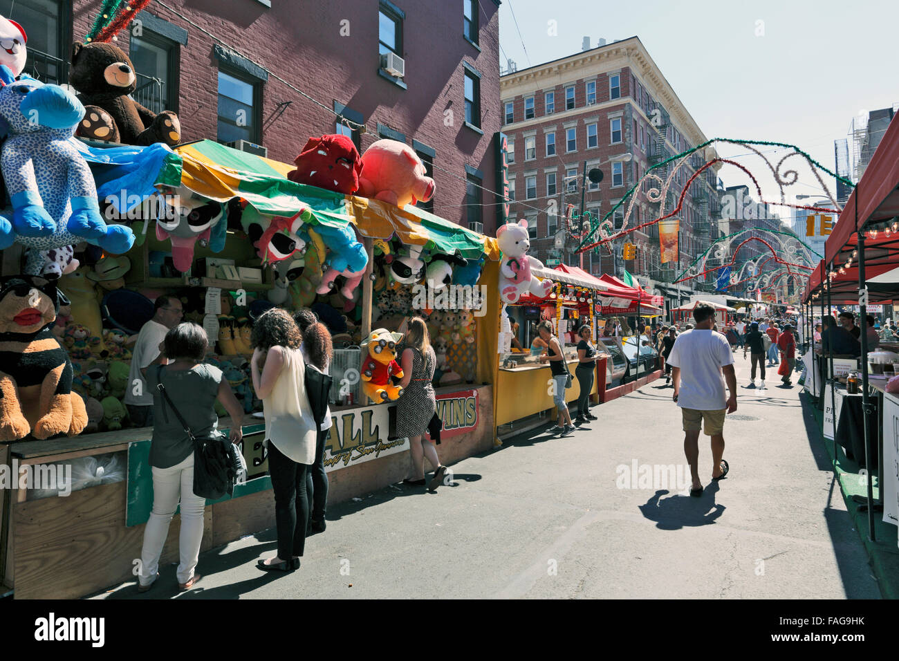 San gennaro Italian festival Mulberry St. Little Italy Manhattan New
