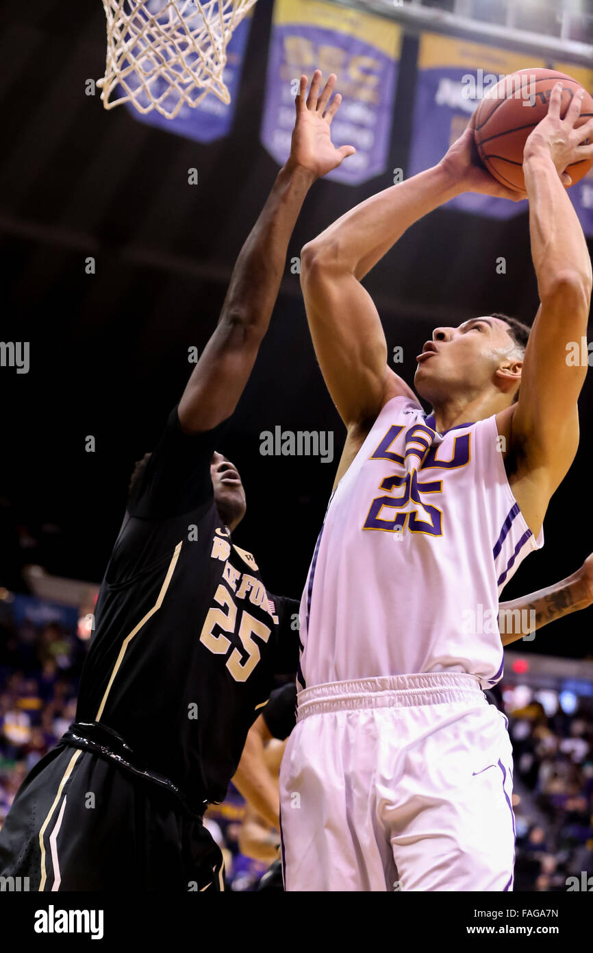 Baton Rouge, LA, USA. 29th Dec, 2015. LSU Tigers forward Ben Simmons