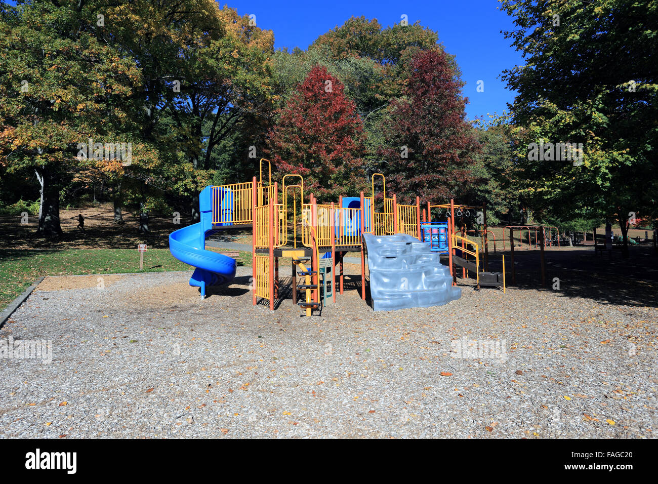 Playground Tibbetts Brook Park Yonkers New York Stock Photo Alamy