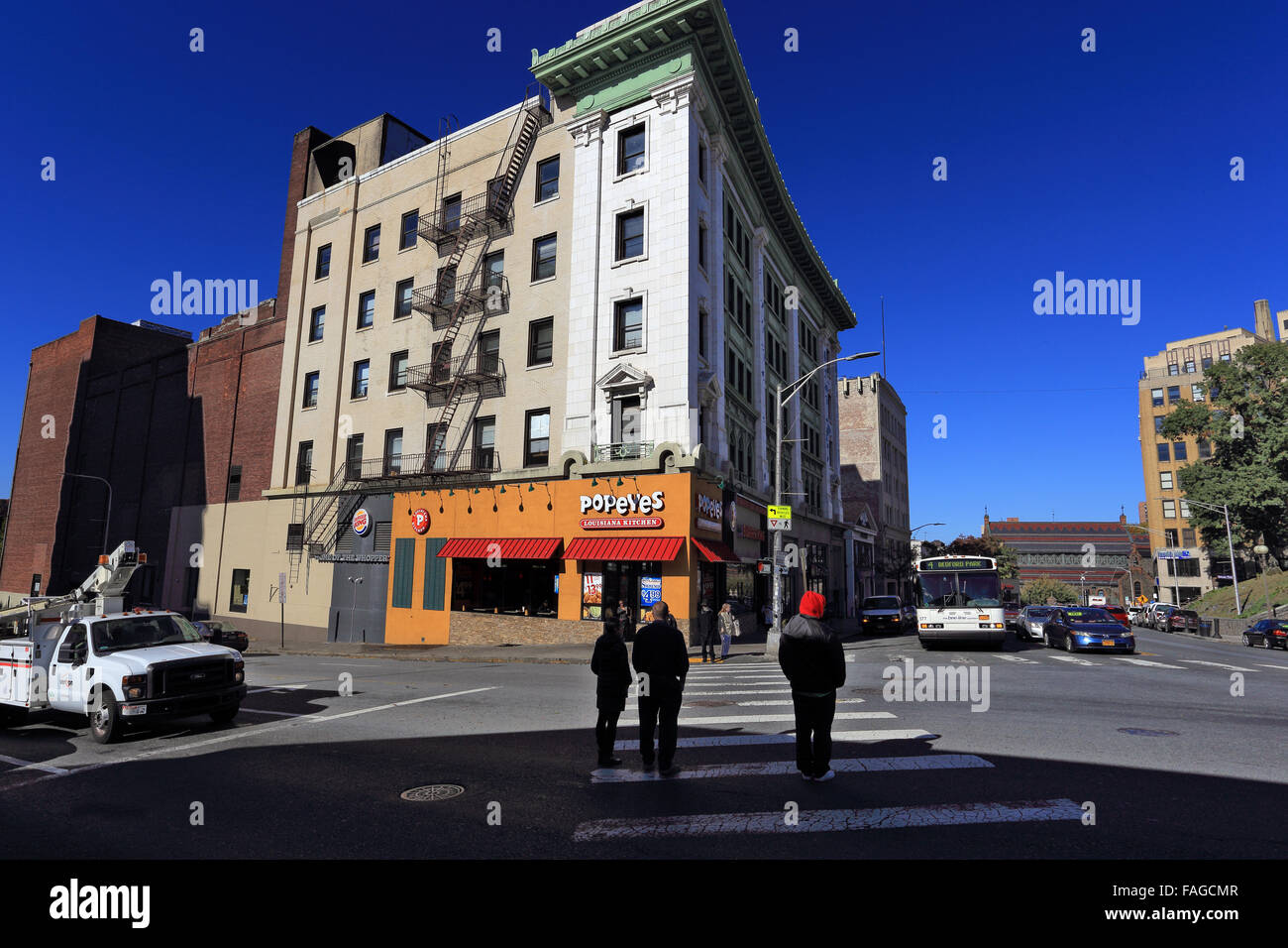 South Broadway Yonkers New York Stock Photo