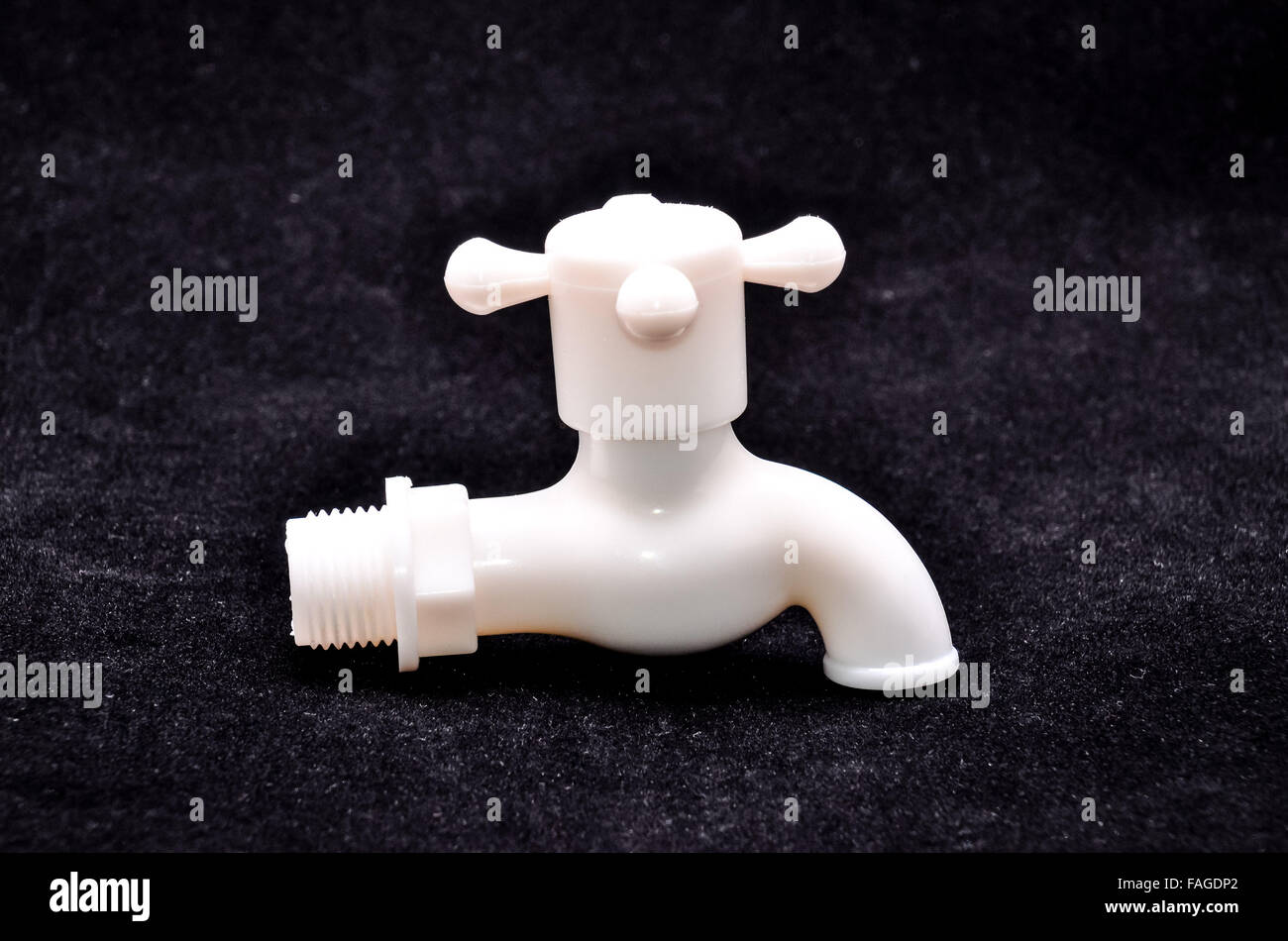 PVC Plastic Water Faucet Stock Photo - Alamy