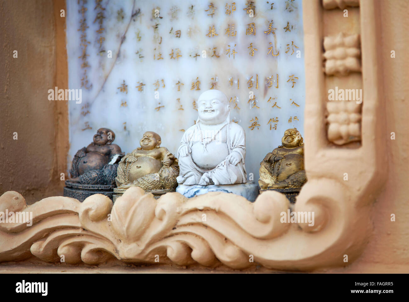 Image of miniature buddha statues Stock Photo Alamy