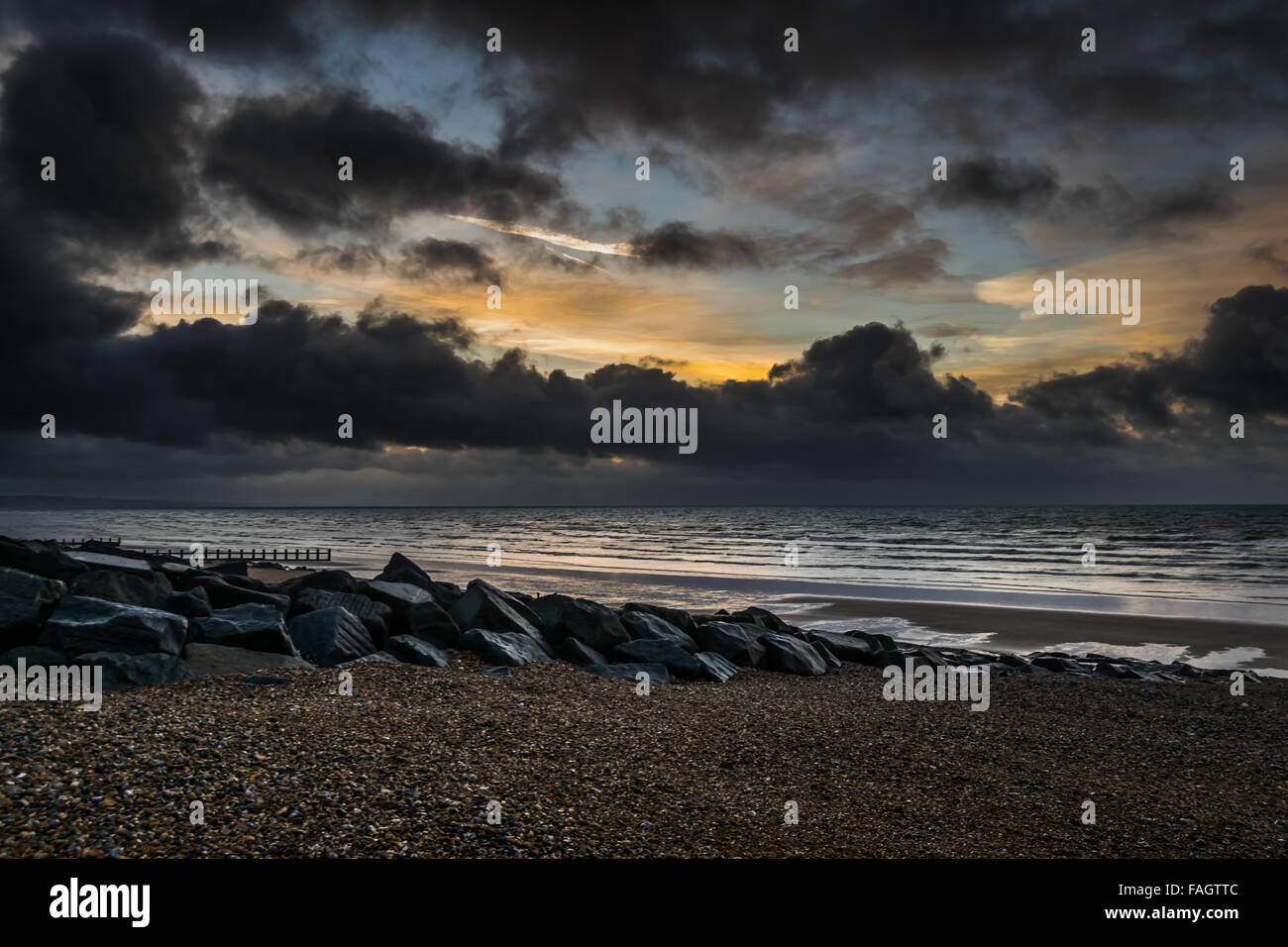 Lancing beach low tide hires stock photography and images Alamy