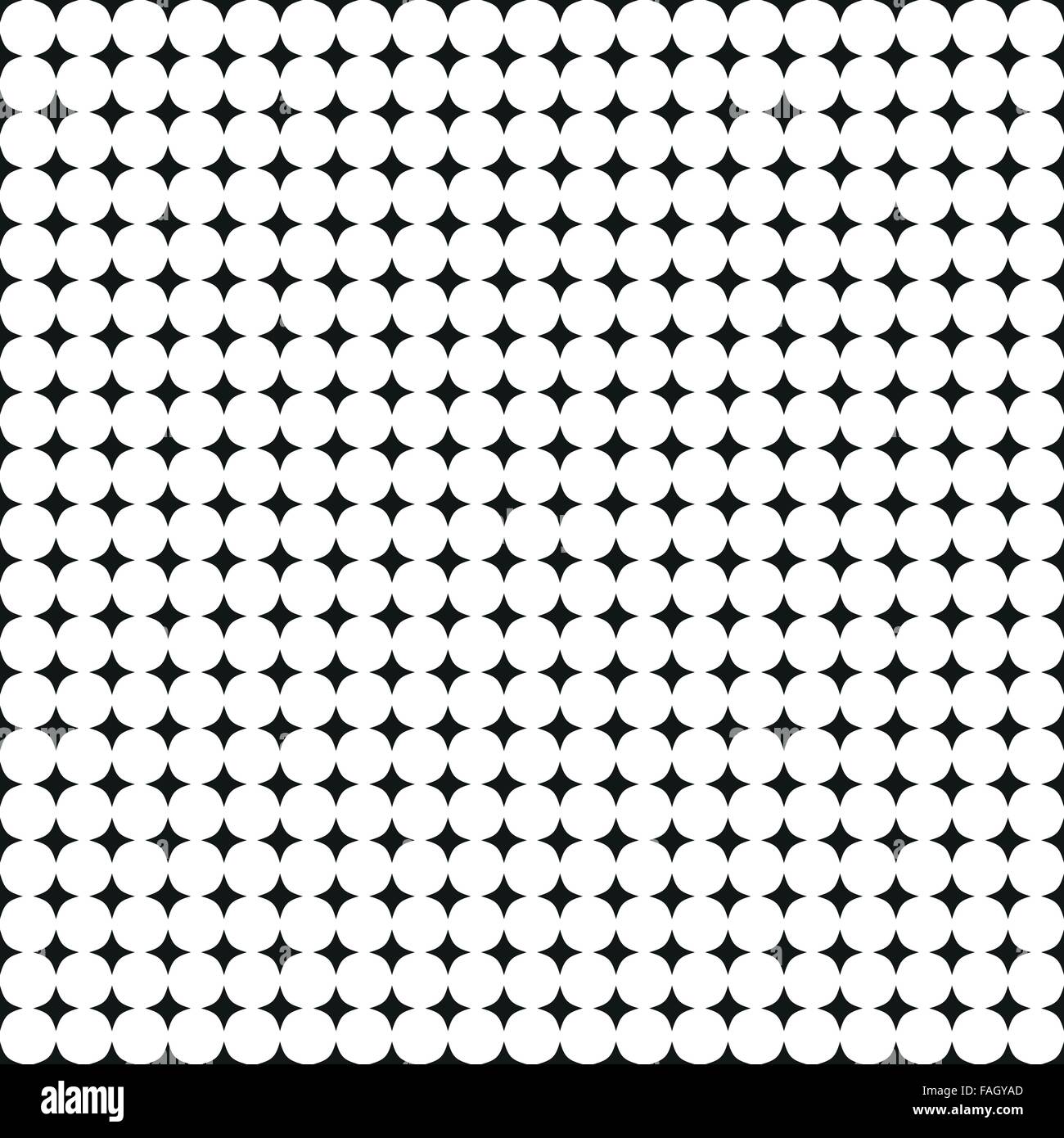 Seamless Vector Black And White Pattern Stock Vector Image & Art - Alamy