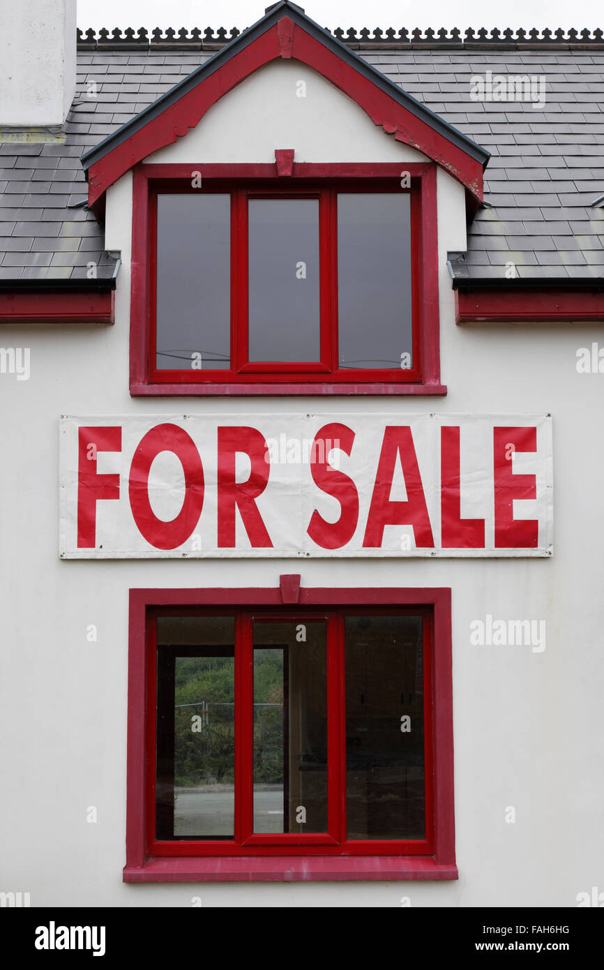 house for sale sign Stock Photo