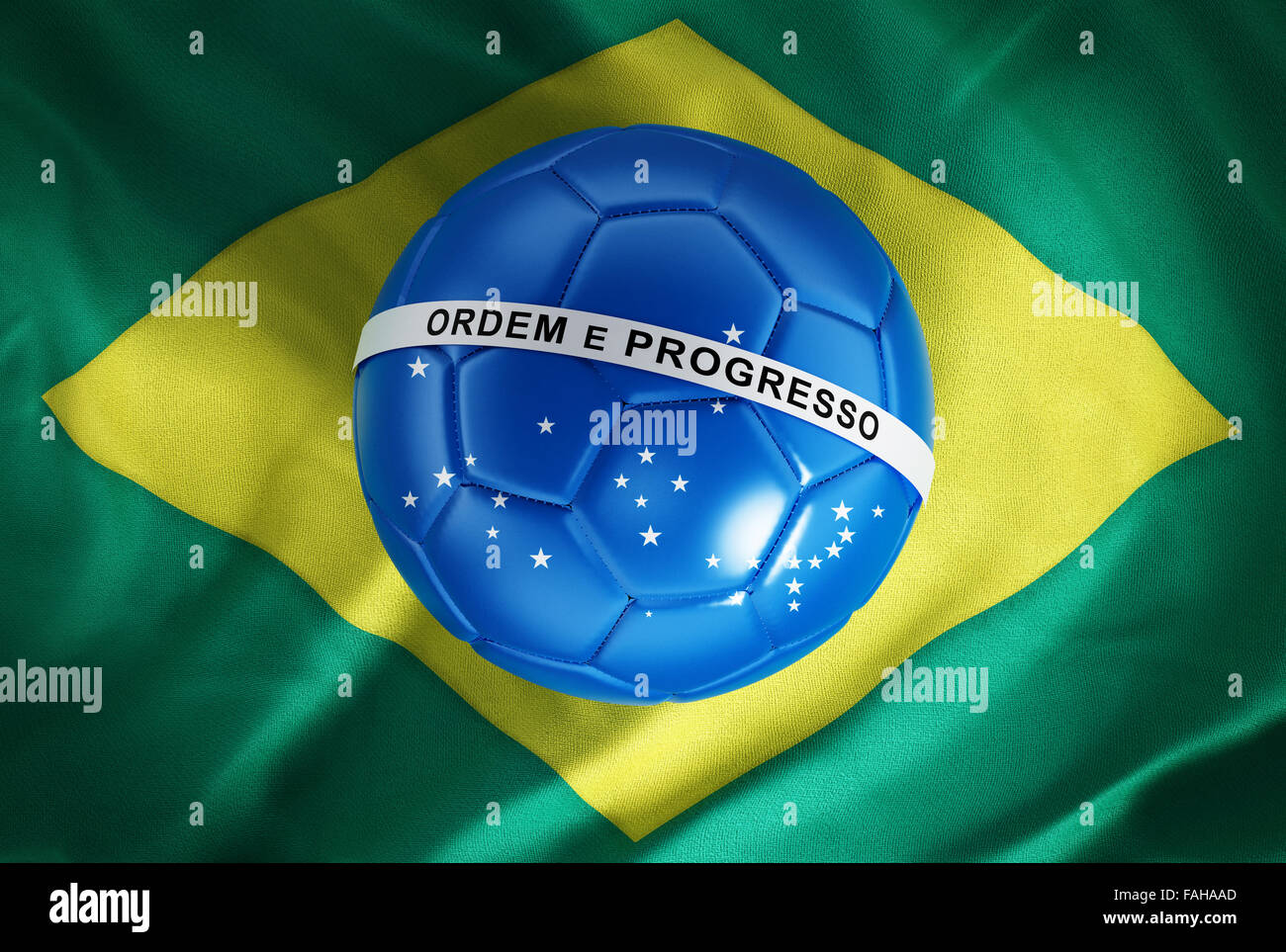 Brazil flag football hires stock photography and images Alamy