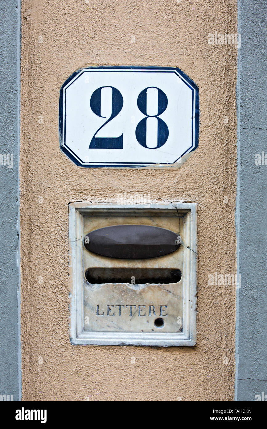 Mailbox Number High Resolution Stock Photography And Images Alamy
