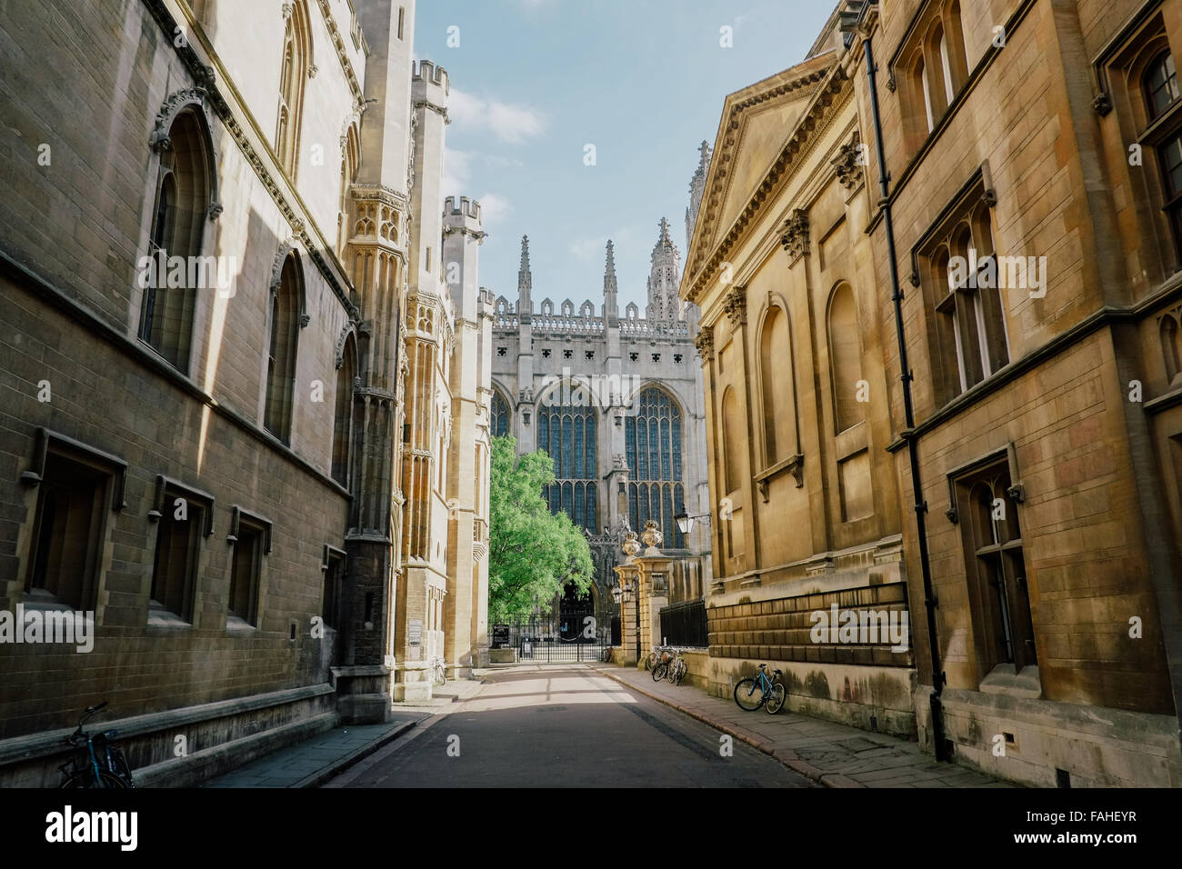Street in Cambridge Stock Photo Alamy
