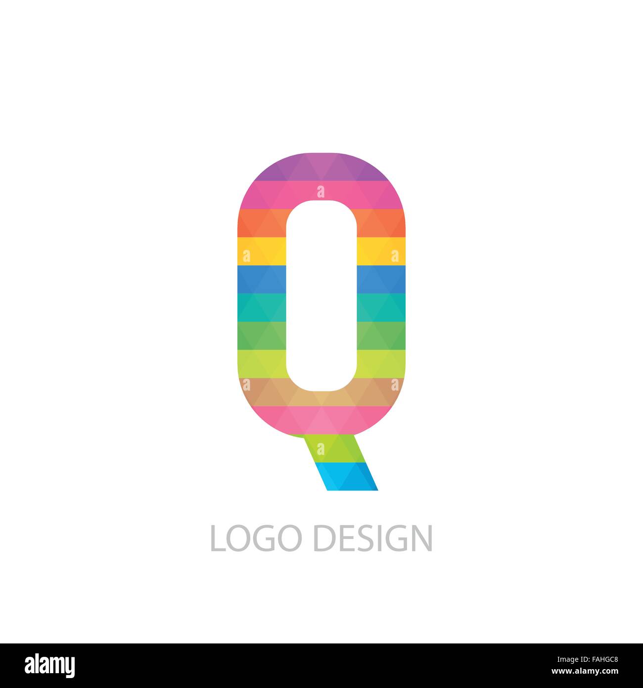 Vector illustration of colorful logo letter Stock Vector Image & Art ...