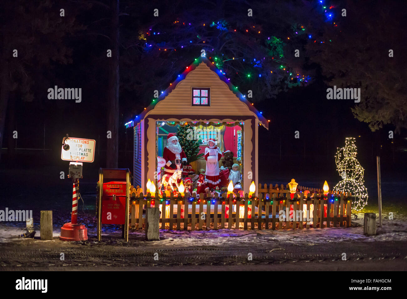 North Platte, Nebraska One of the Christmas Houses in North Platte's