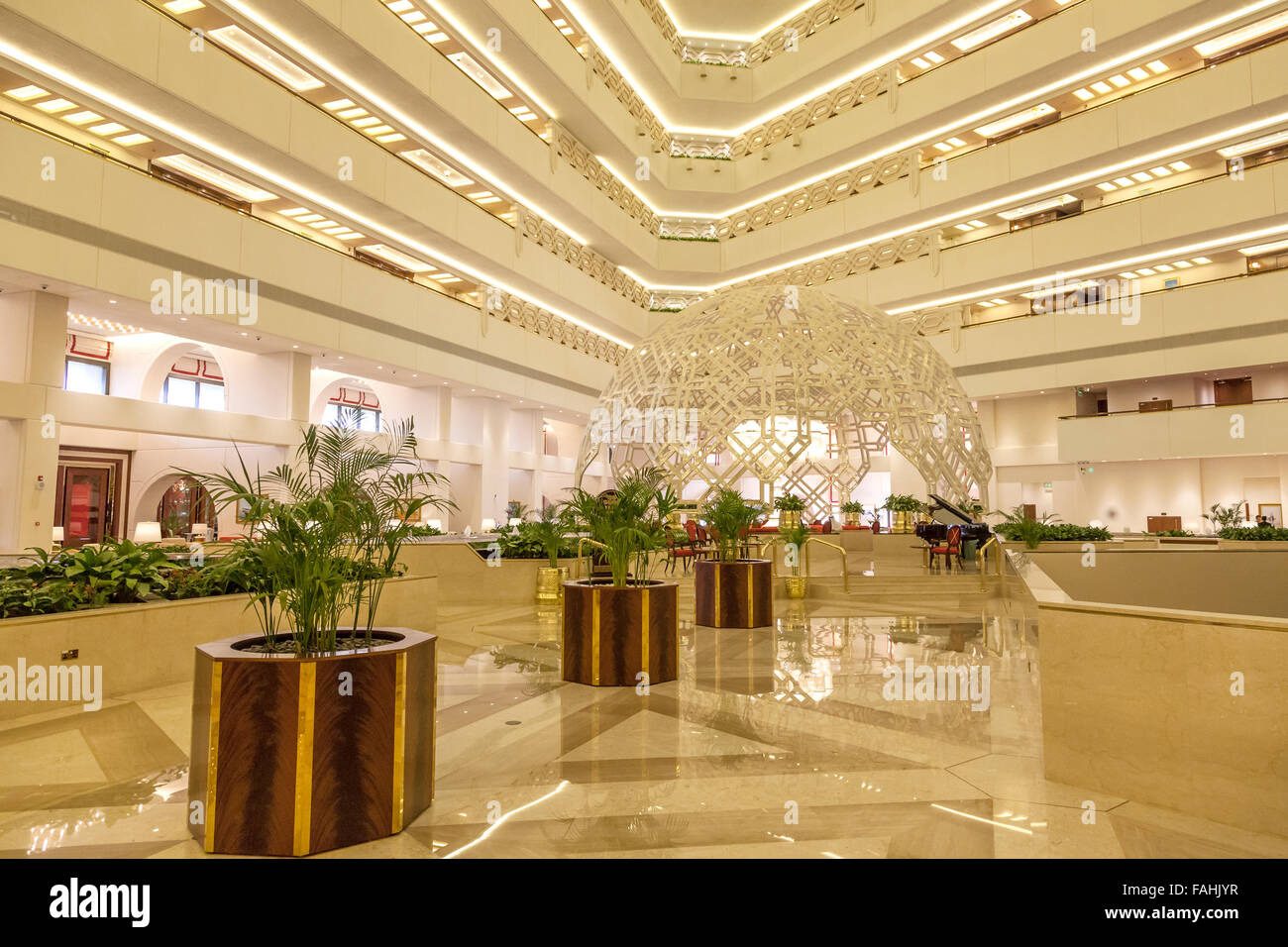 Sheraton Hotel in Doha, Qatar Stock Photo