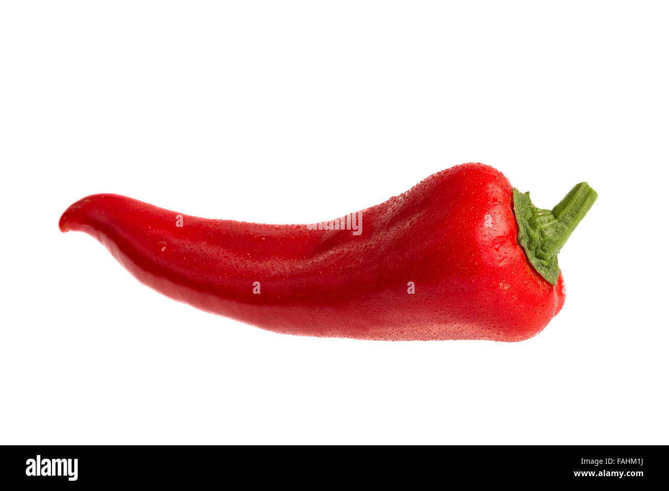 Red pepper in isolated white background Stock Photo